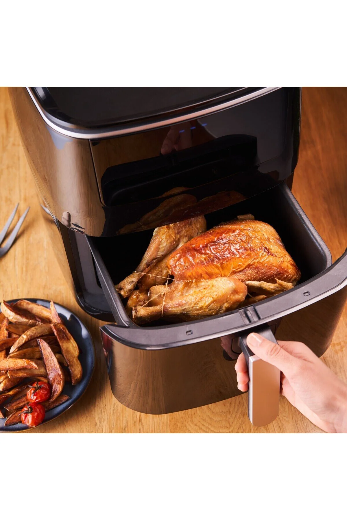 سرخ کن کردنی و کبابی آسان بخارپز + بدون روغن کردن هوا با ظرفیت 5 لیتر اورجینال TEFAL