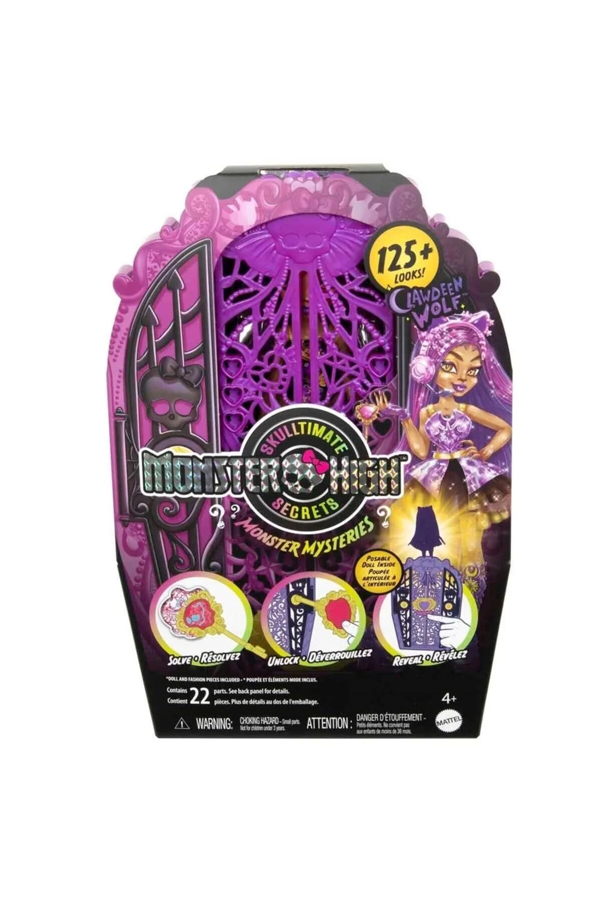 عروسک های مدل دوستان مرموز سری 4 CLAWDEEN WOLF HXH85 MONSTER HIGH