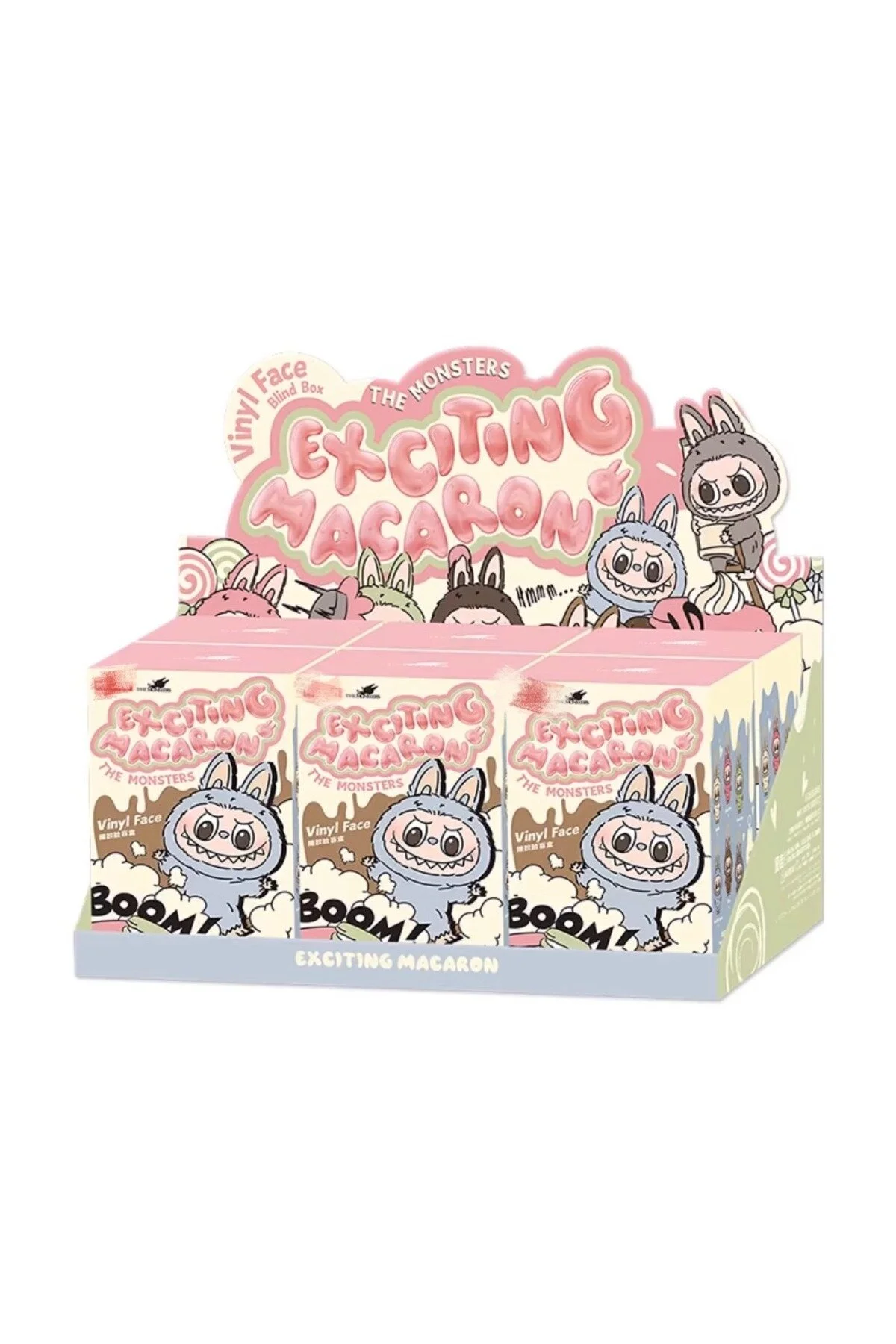 فیگور LABUBU MONSTERS VINYL FACE DOLL HEART MOVABLE MACARON BLIND BOX BAG FIGUR GUESS... از ترکیه Hot Toys