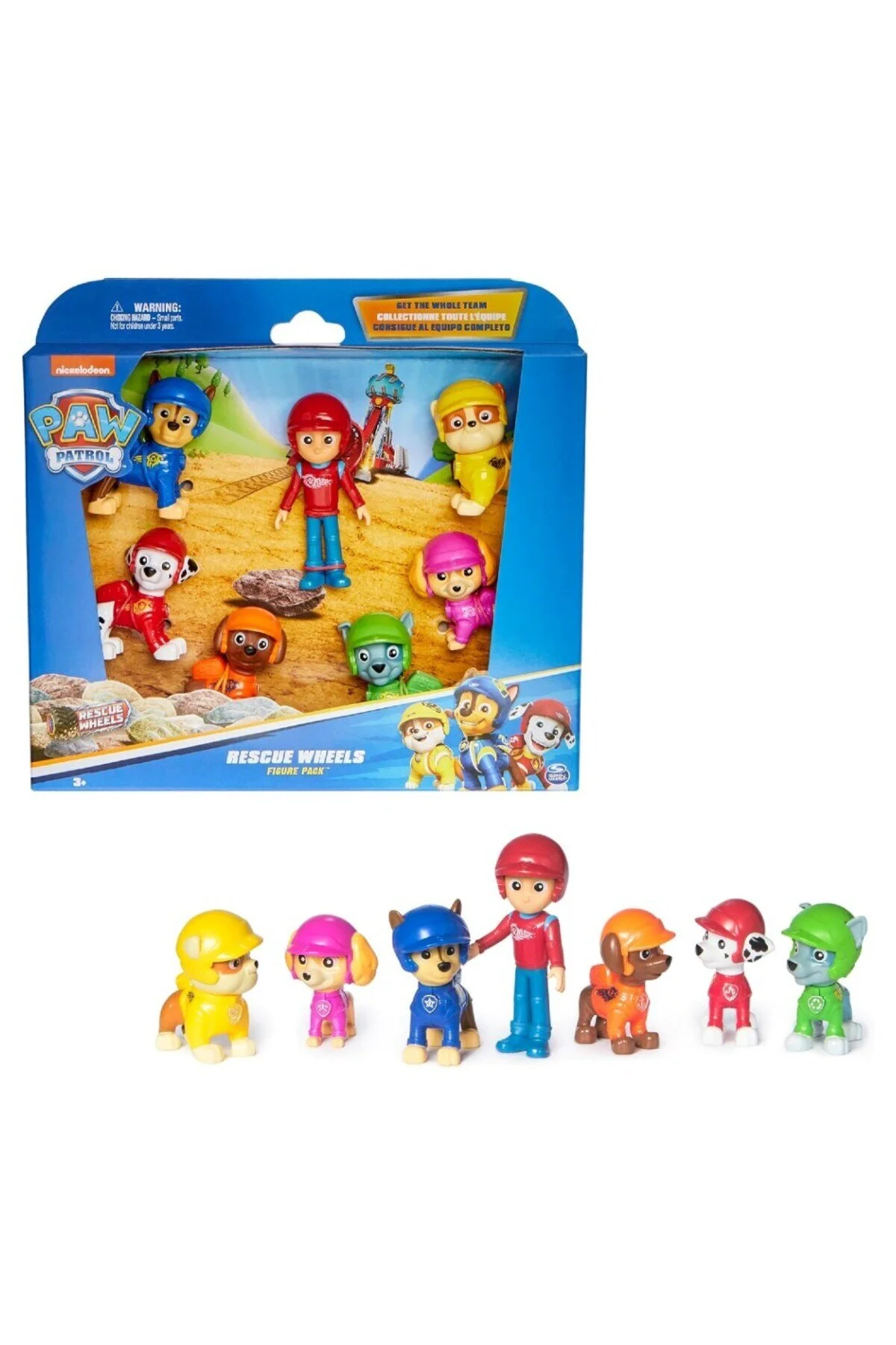 اسباب بازی های فیگور دیگر مجموعه چرخ نجات 7 عددی PAW PATROL
