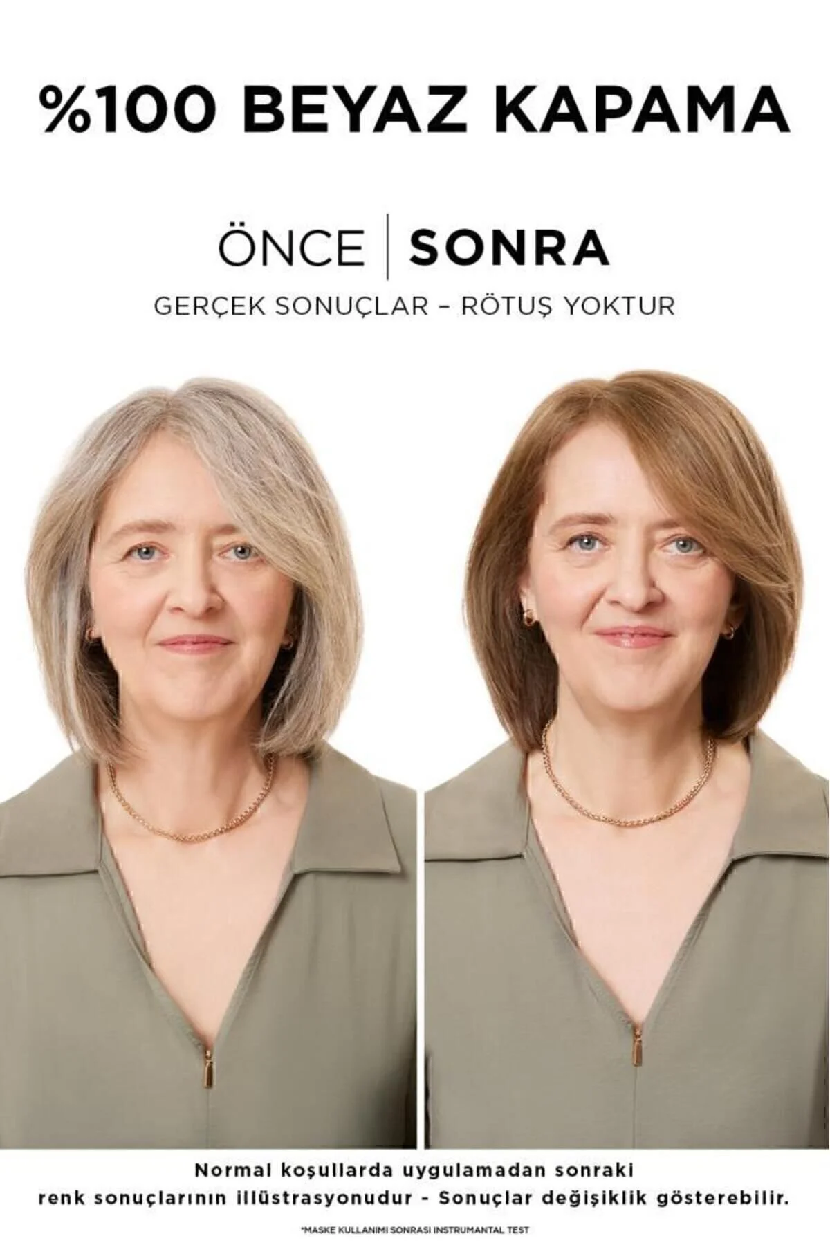 L'Oreal Paris رنگ مو کرم 100% پوشش موهای سفید Excellence رنگ زیتونی شماره 7