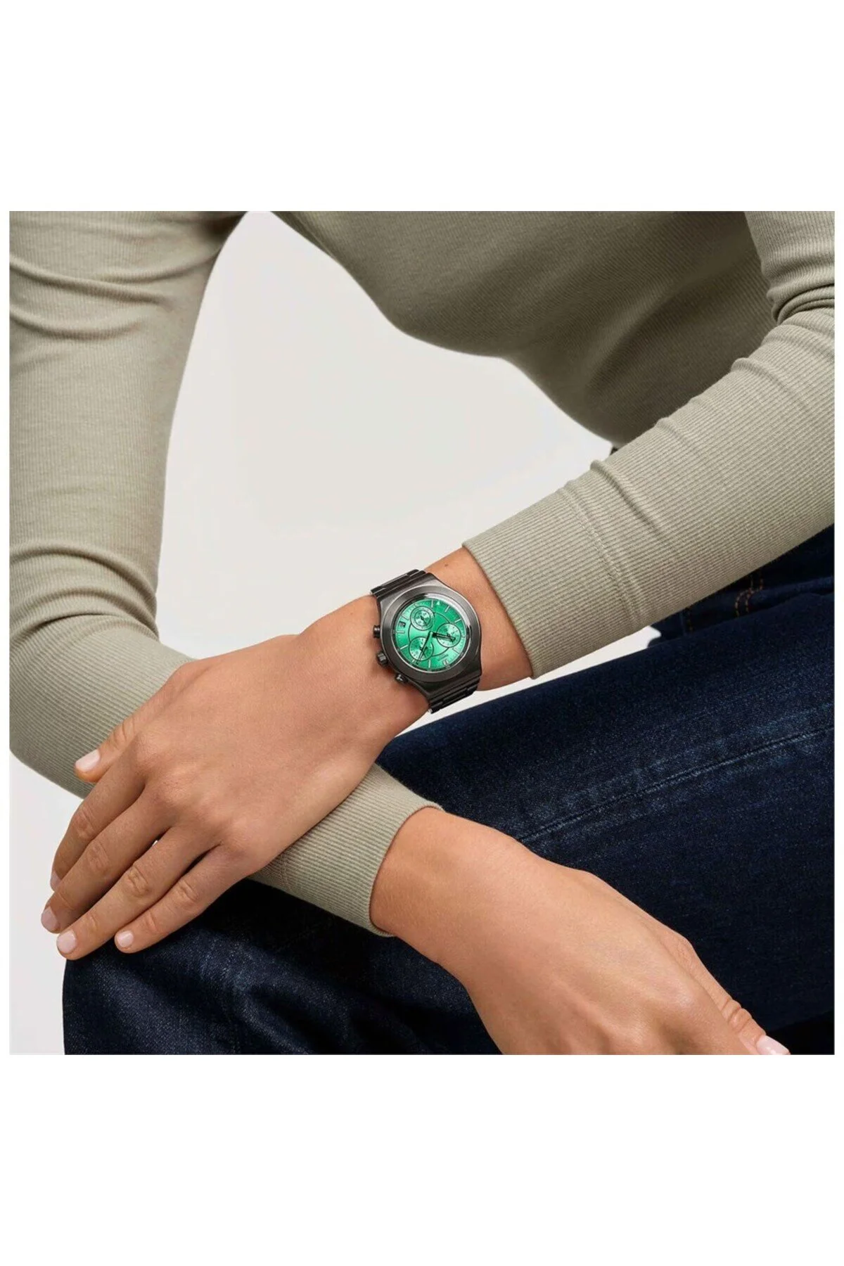 خرید ساعت مچی مردانه   مدل YVM407G Obsessively Obsidian Swatch