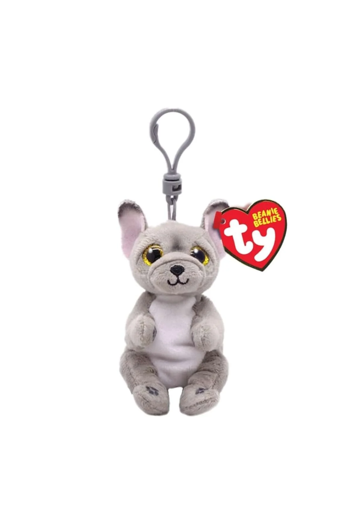 اسباب بازی های پشمی جاکلیدی TY BEANIE PUG DOG WILFRED 12CM TY Beanie Boos