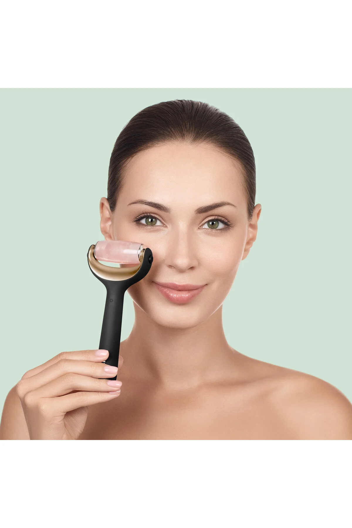 درمارولر سیاه صورت و بدنه میکرو سوزن 9 در 1 میکرونیدل غلتک geske