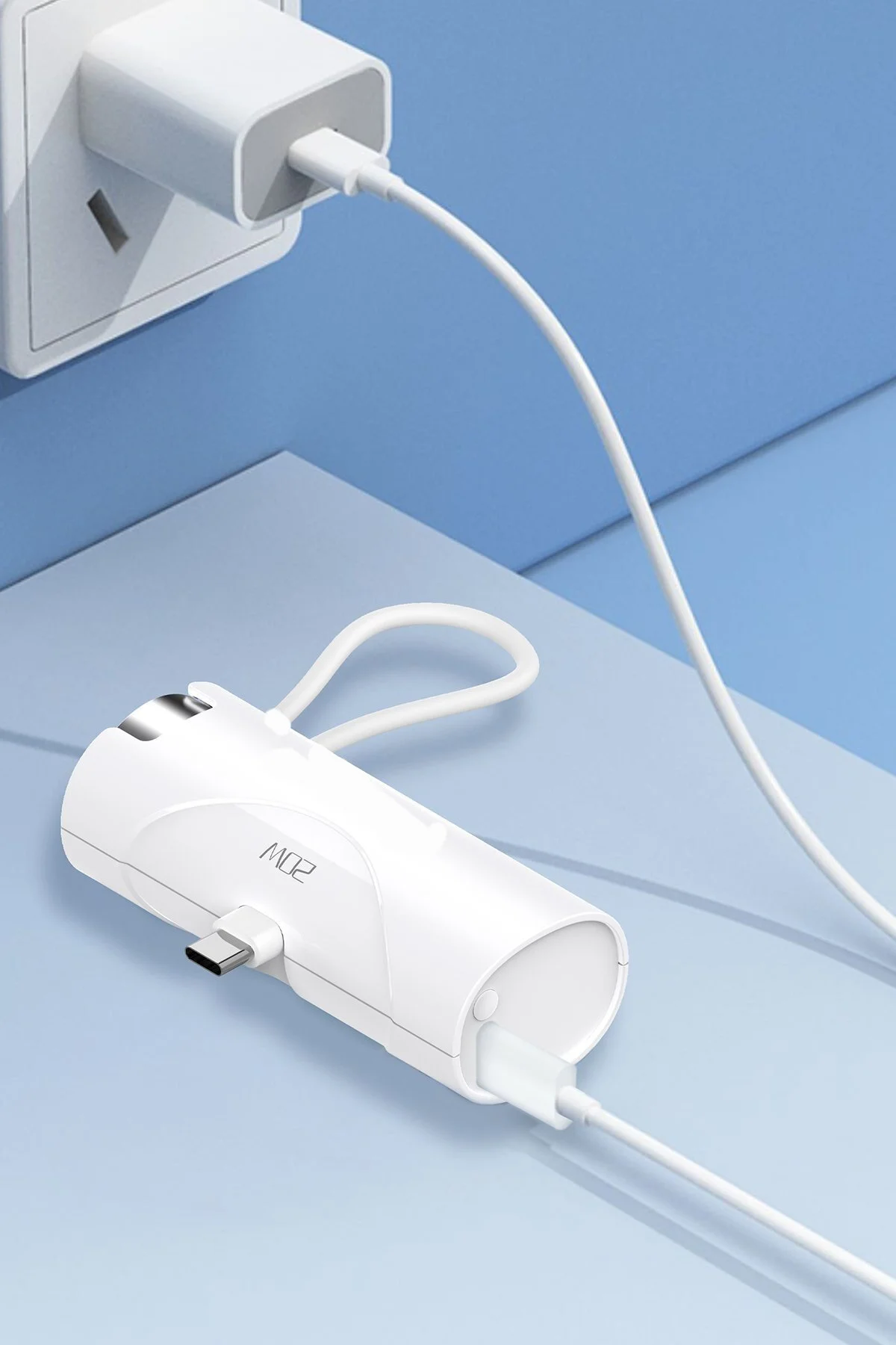 پاوربانک 5.000 میلی آمپر ساعت 20W خروجی داخلی نوع C 2.5W شارژ PD سریع MINI POWERBANK Fogy