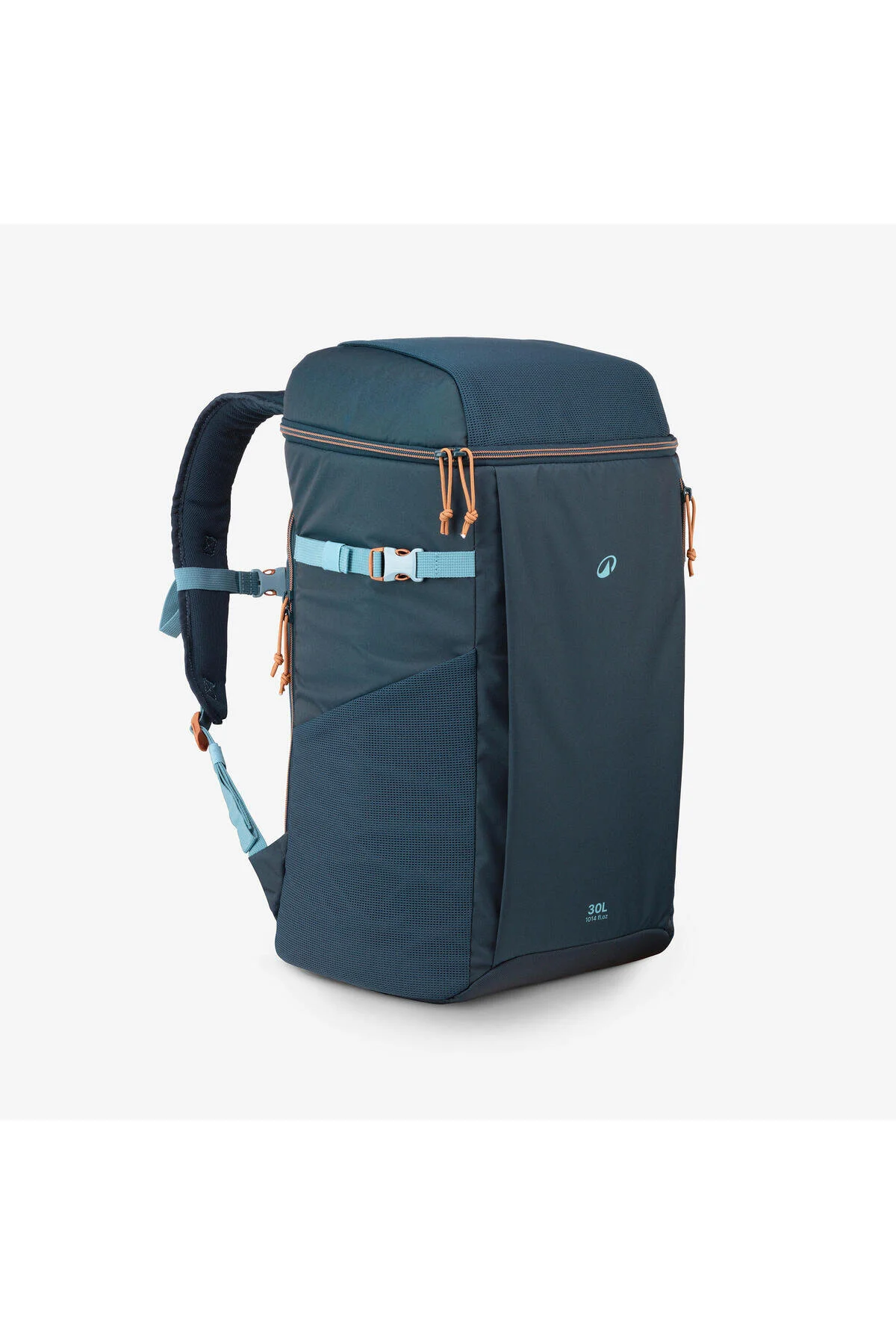 کیف حرارتی آبی کوله پشتی خنک کننده 30 L 8 ساعت 100 دکتلون Decathlon