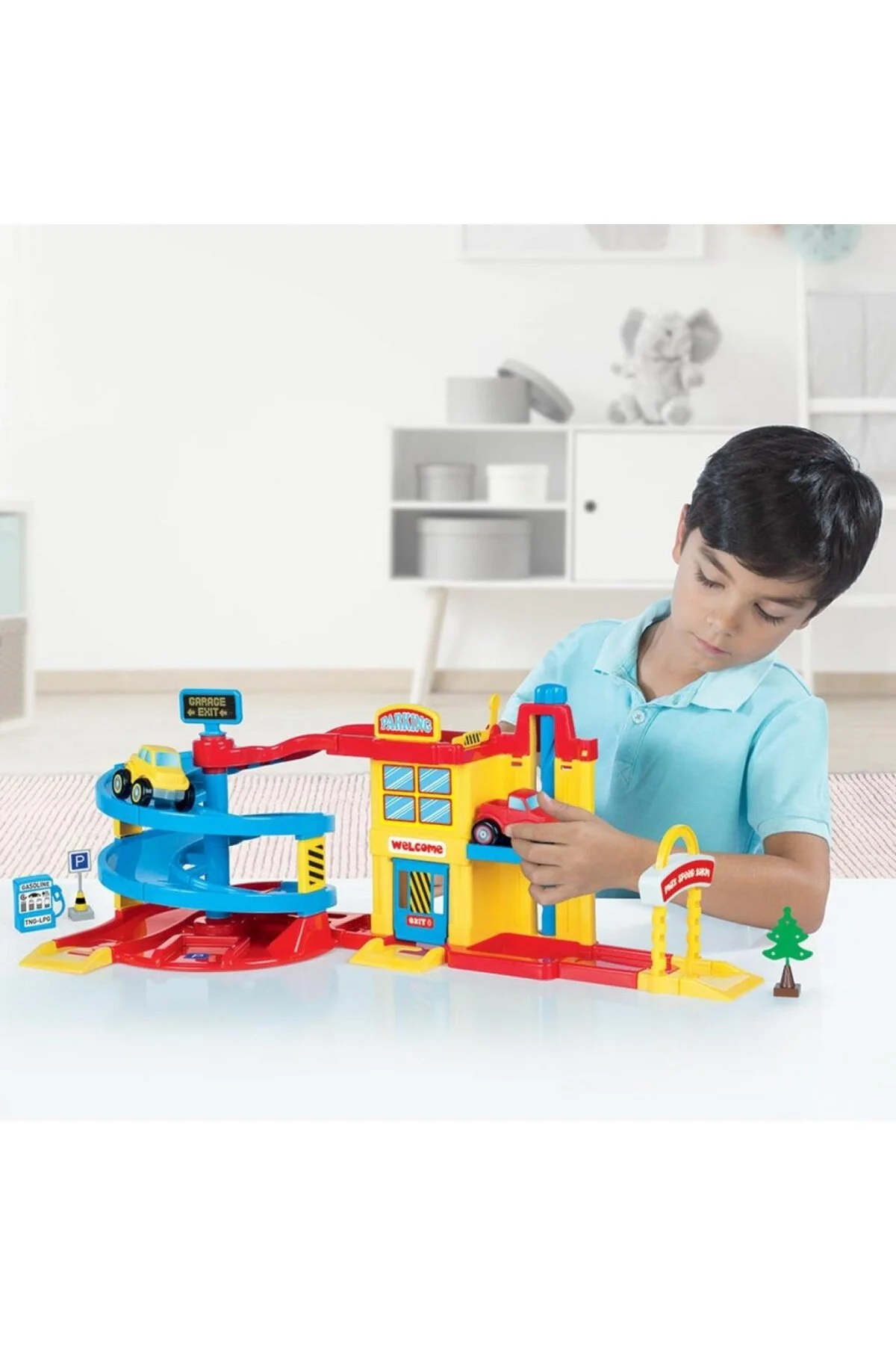 ماشین اسباب بازی مجموعه پارکینگ 5152 کامل DOLU OYUNCAK
