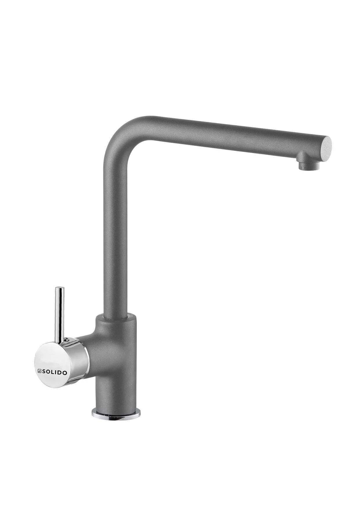 شیرآلات شستشو IMPERO ALFA 60 GRANITE EVIYE باتری گرافیت خاکستری سولیدو Solido