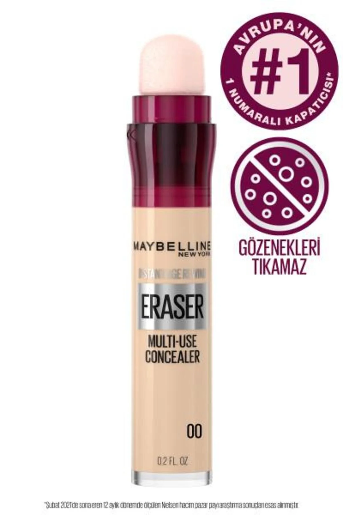 کانسیلر فوری ضد پیری 00 آیوری میبلین Maybelline New York
