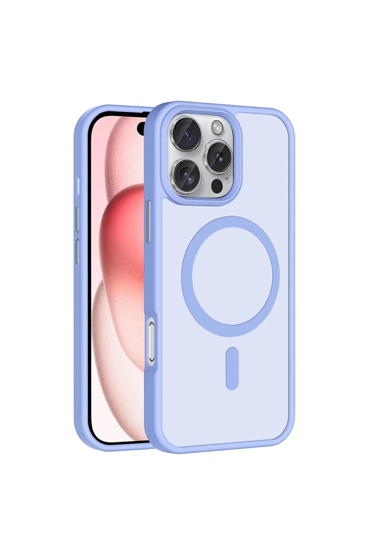 کاور و قاب APPLE IPHONE 16 PRO MAX CASE MAGSAFE CHARGING دارای سطح پشتی مات برجسته REDCLICK SIO COVER Redclick