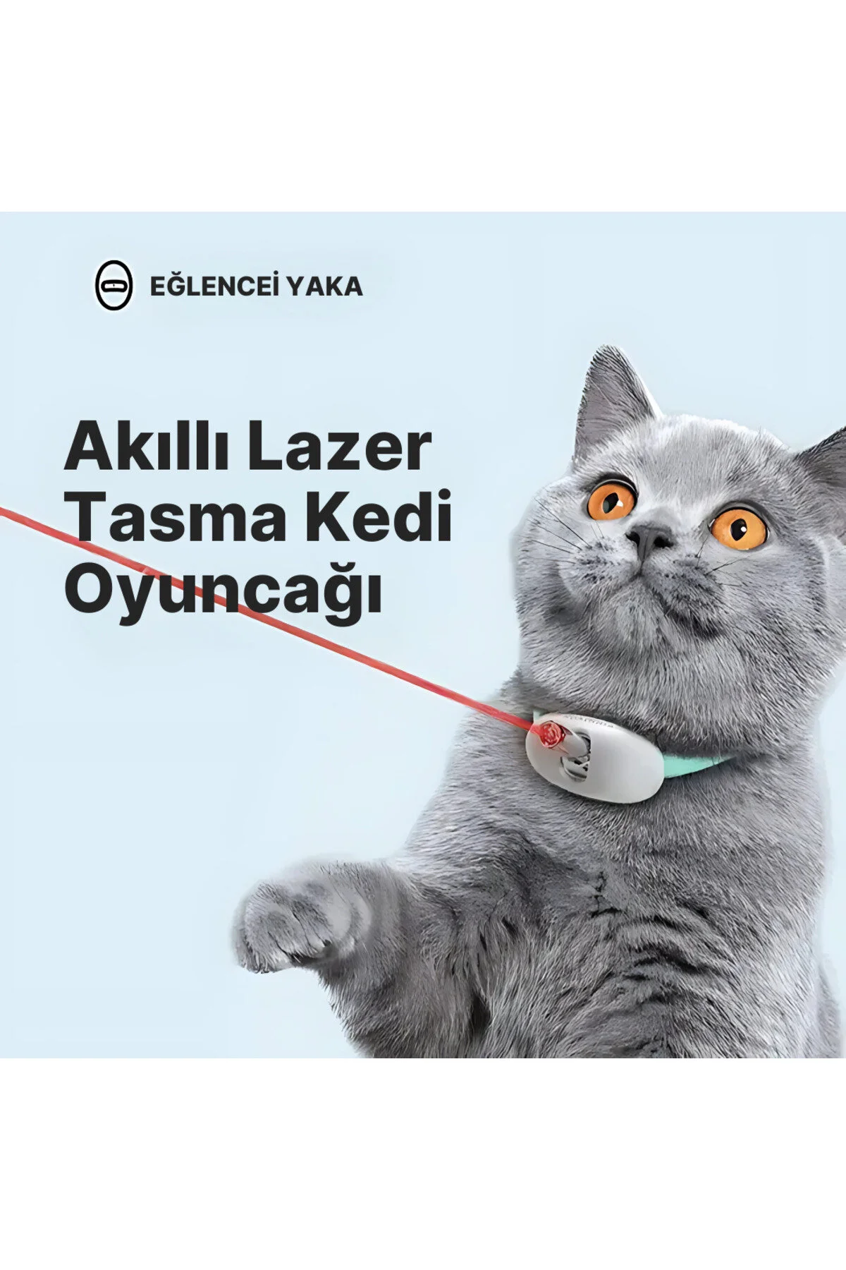 اسباب بازی گربه یقه لیزری هوشمند آموزشی لیزر AYGÖREN HOME