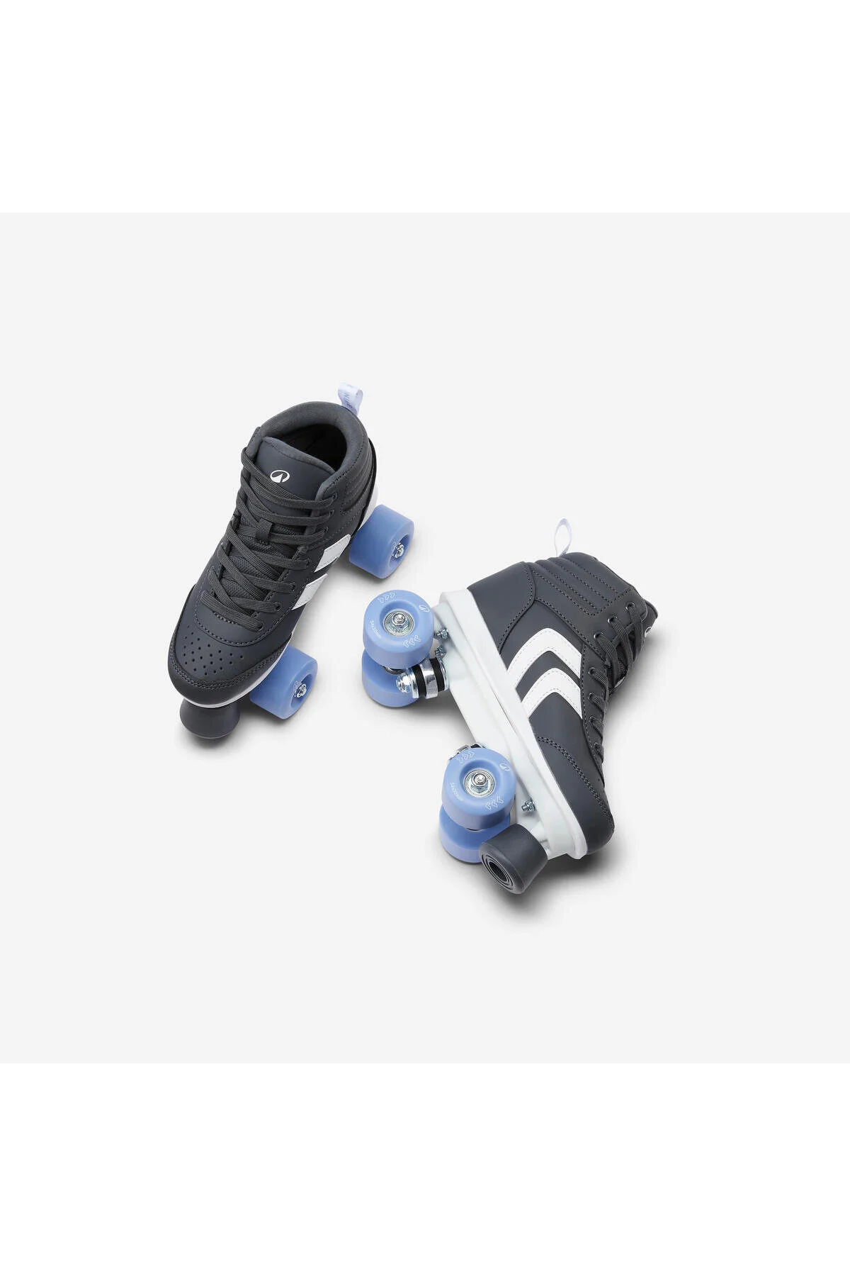 اسکیت ها دخترانه و پسرانه بچگانه بچه های OXELO آبی QUAD 100 Decathlon