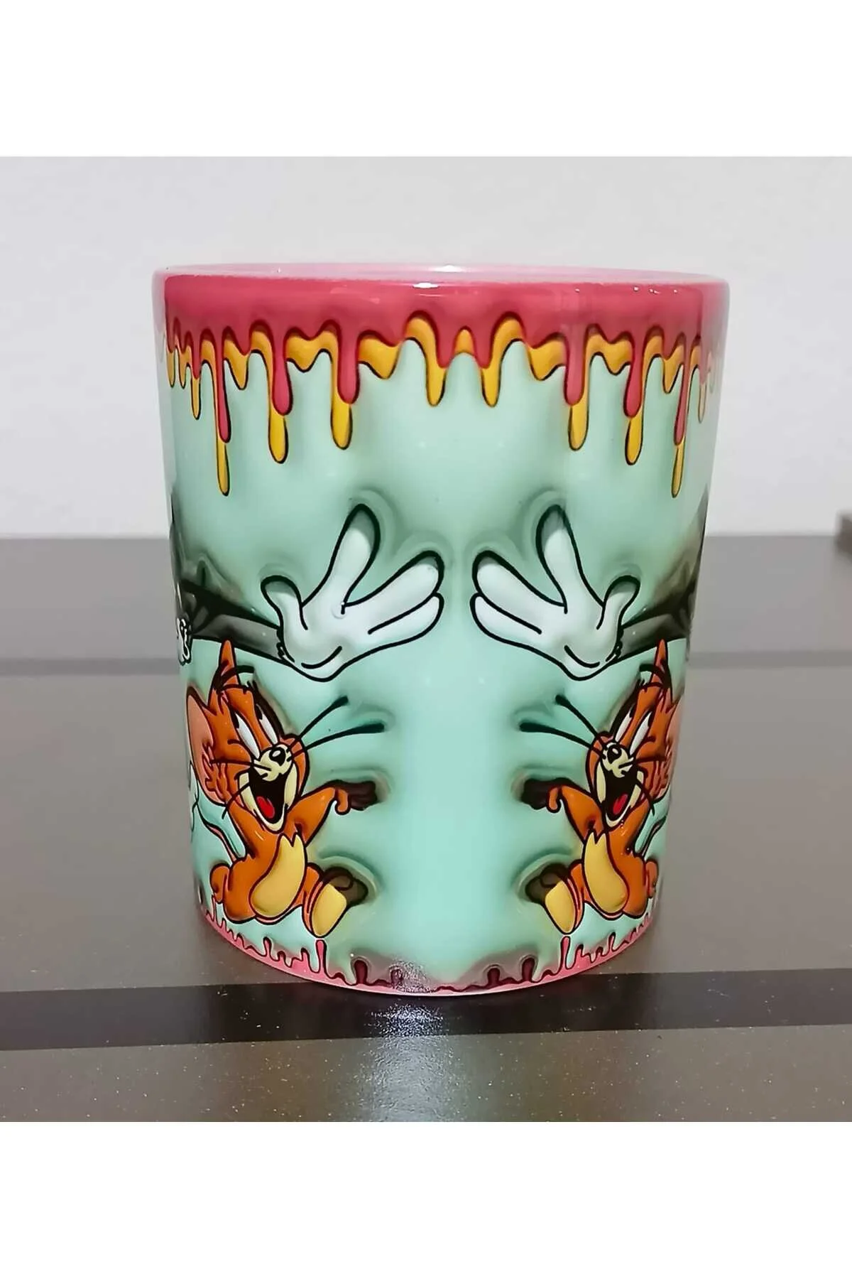 ماگ لیوان چینی سایز بزرگ تام و جری Mugs and love