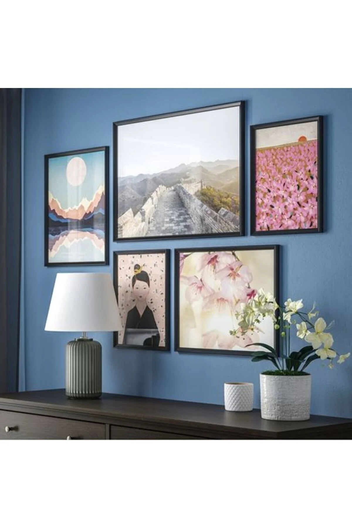 قاب عکس مشکی سیاه Knoppang 30X40 سانتی متر IKEA