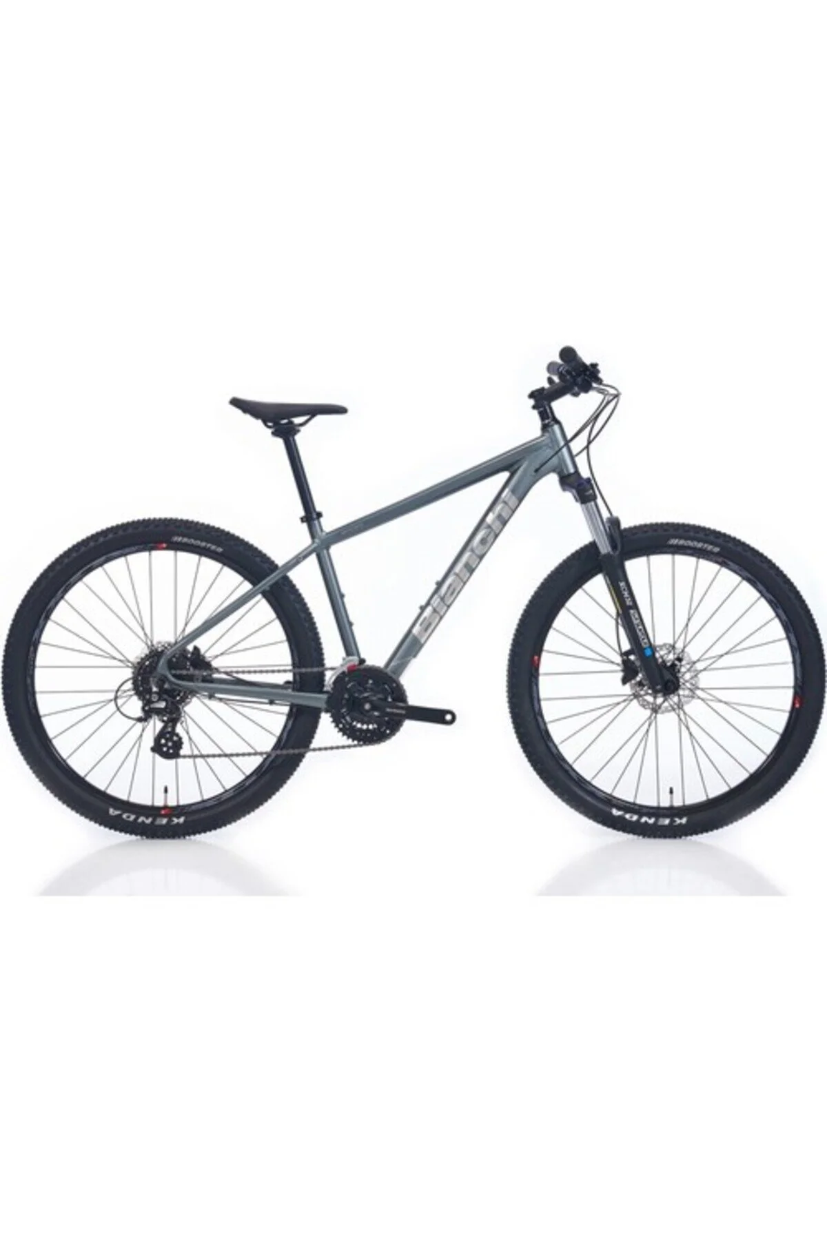 دوچرخه خاکستری مردانه و زنانه 27.5 RIM 24 GEAR BIKE 2025 بیانکی Bianchi