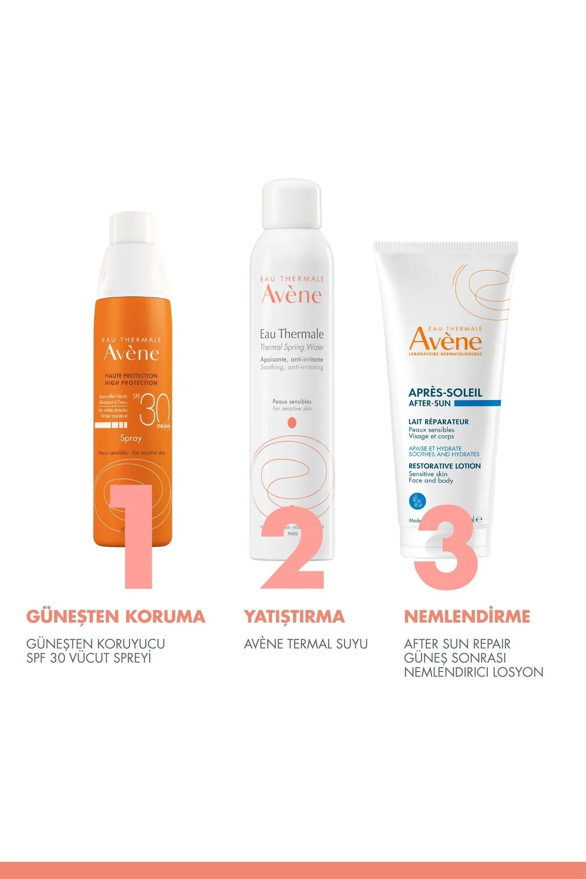 کرم ضد آفتاب بدن SUN PROTECTIVE SPF 30 اسپری 200 میل Avene