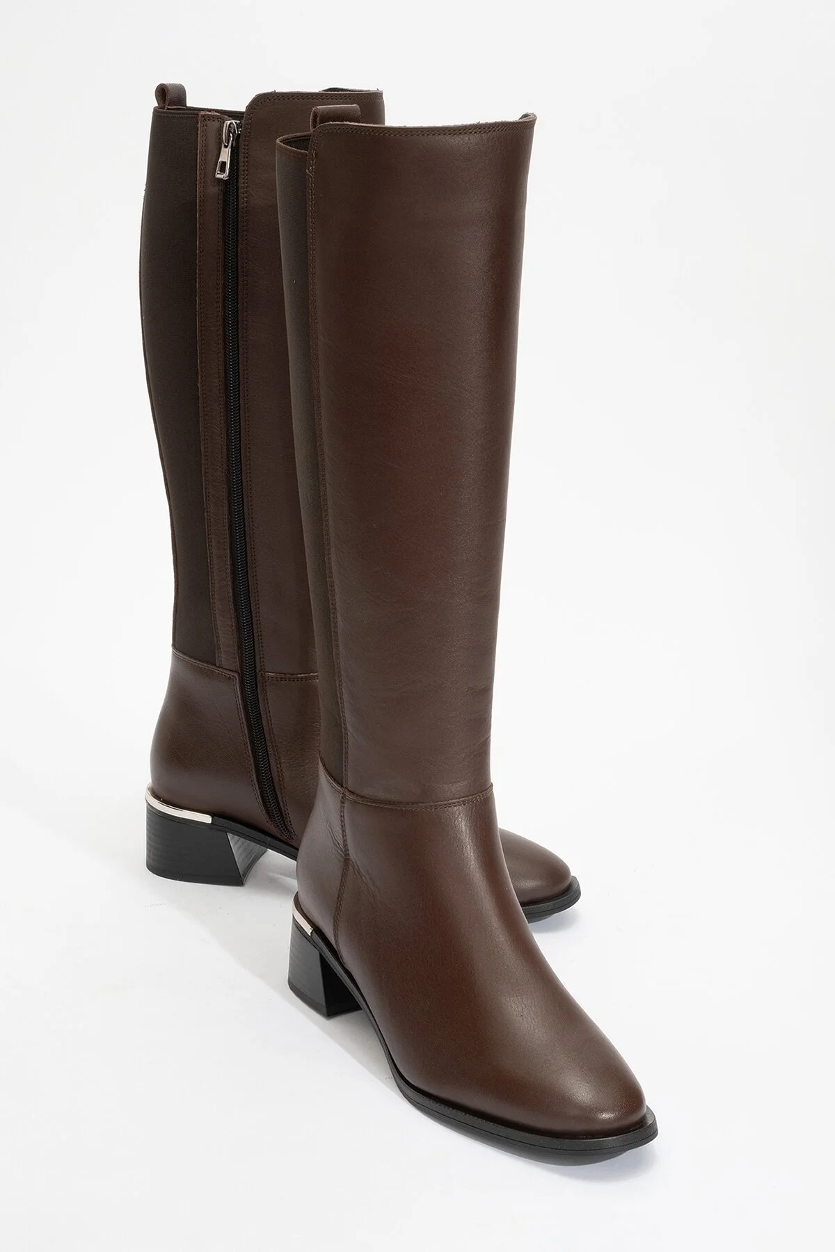 چکمه زنانه ROCHOS CAFFEE SKIN BOOTS دقیق و luvishoes