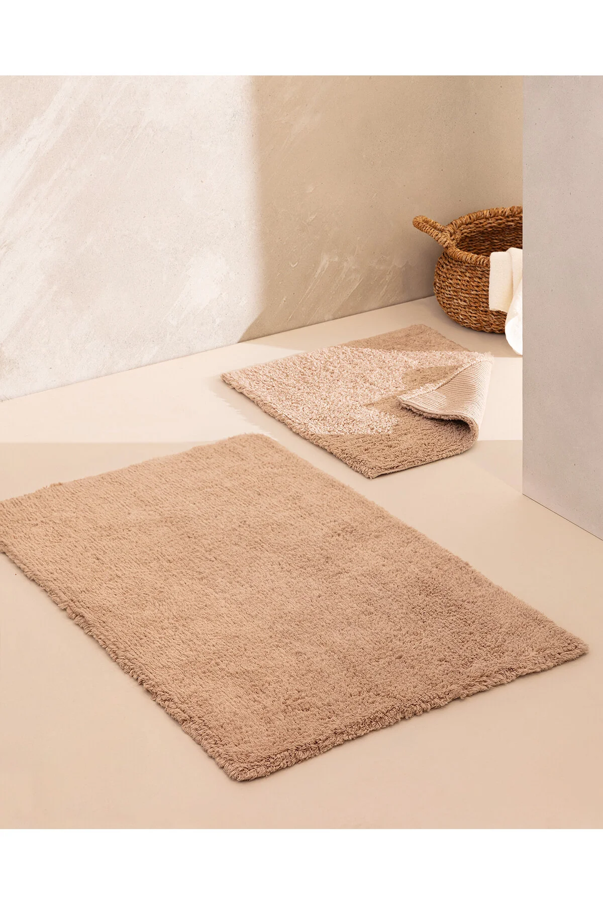 پادری حمام نود Cameo 2 Bath Match رنگ بژ 60X100 سانتی متر  Madame Coco
