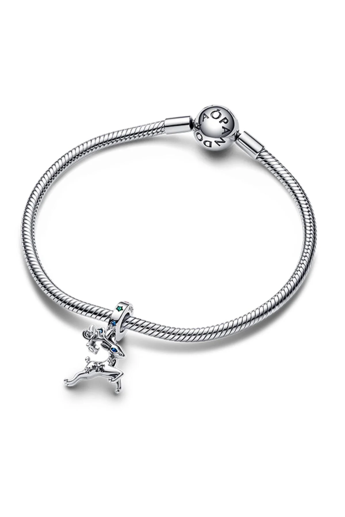 چارم طلسم آویز کریسمس جادویی گوزن شمالی Pandora