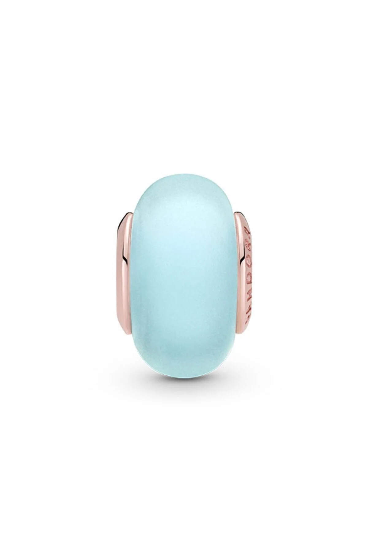 چارم طلسم شیشه ای مورانو آبی مات Pandora