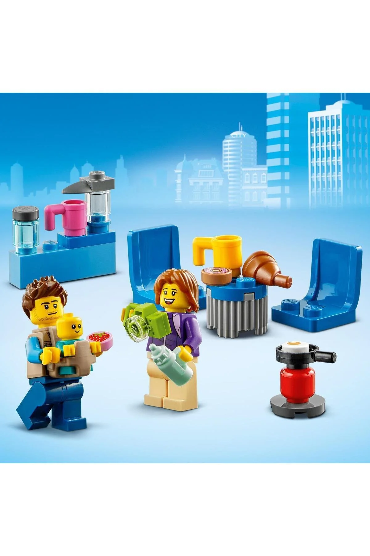 LEGO مجموعه ساخت و ساز تعطیلات شهری بازی کودکانه 60283