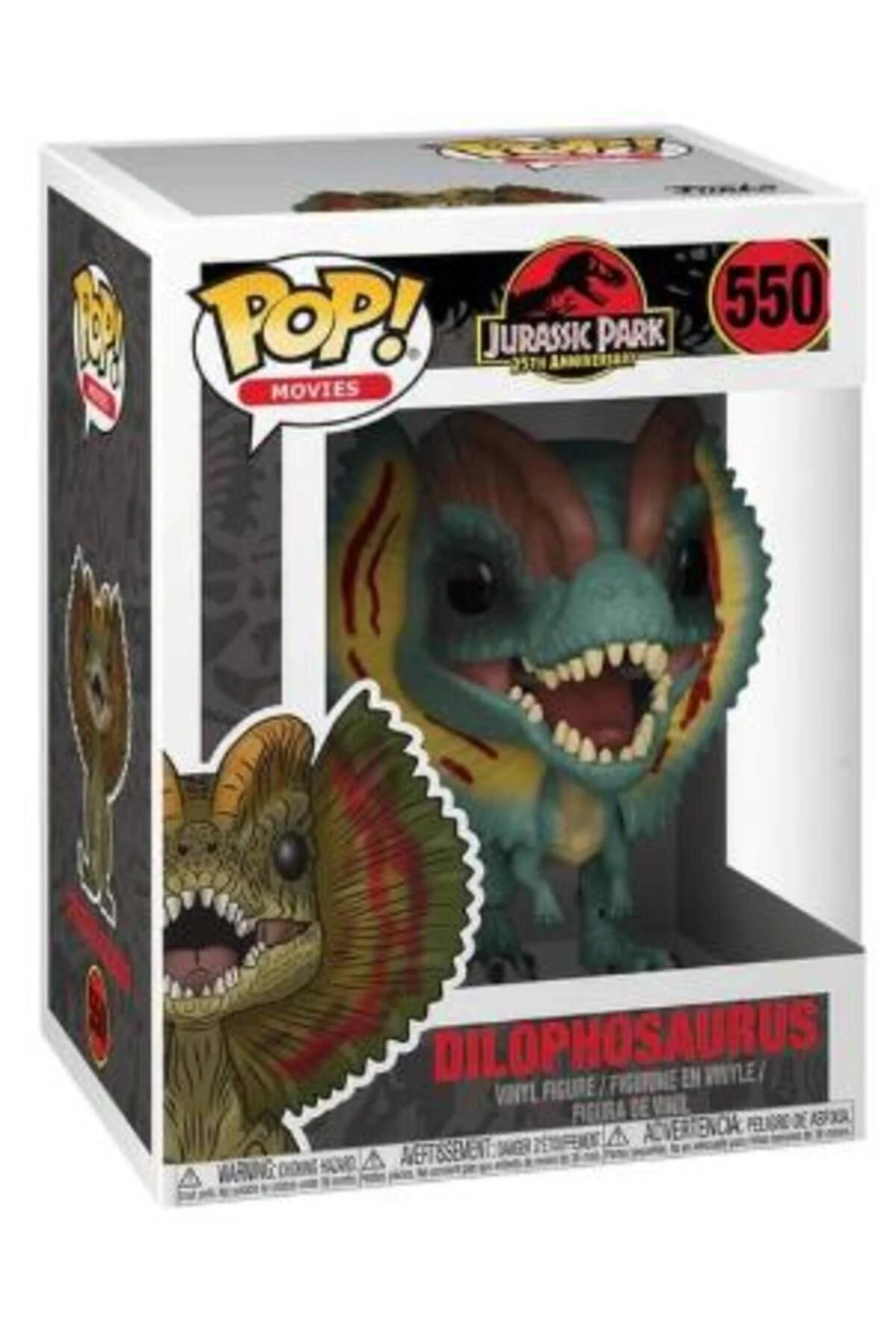 فیگور فیلم‌های پاپ پارک ژوراسیک DILOPHOSAURUS 550 از ترکیه Genel Markalar