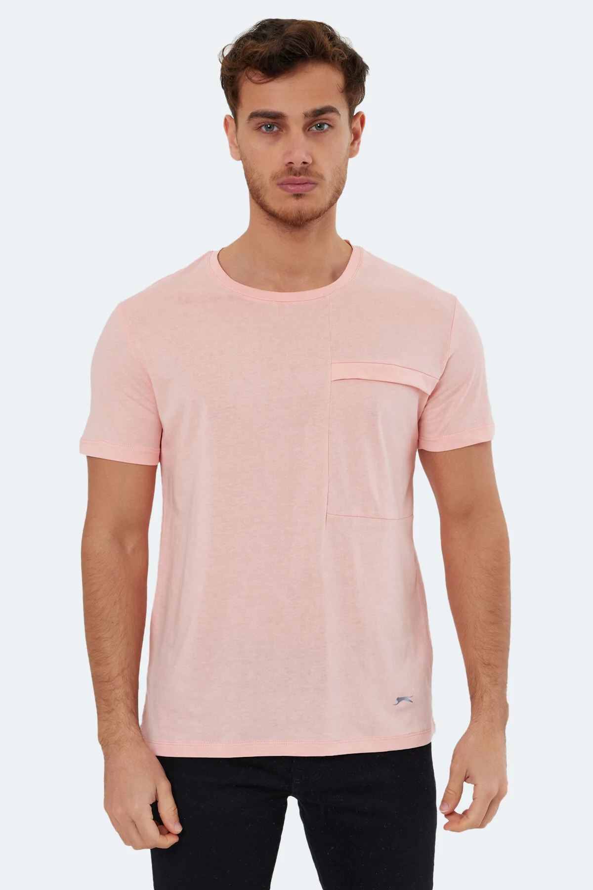 رکابی ورزشی صورتی مردانه ماهی قزل آلا اورجینال Slazenger