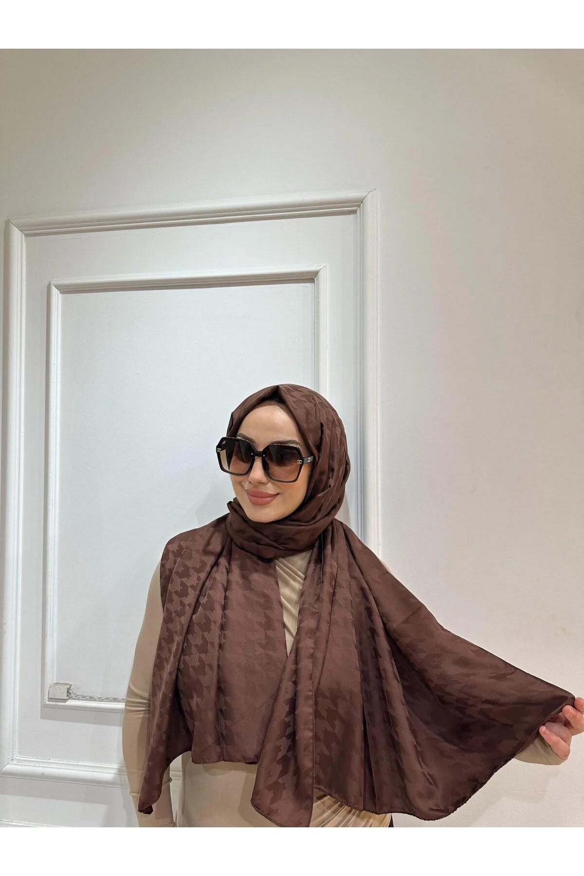 شال ژاکارد مدل هوسبر اورجینال ŞİNKESK