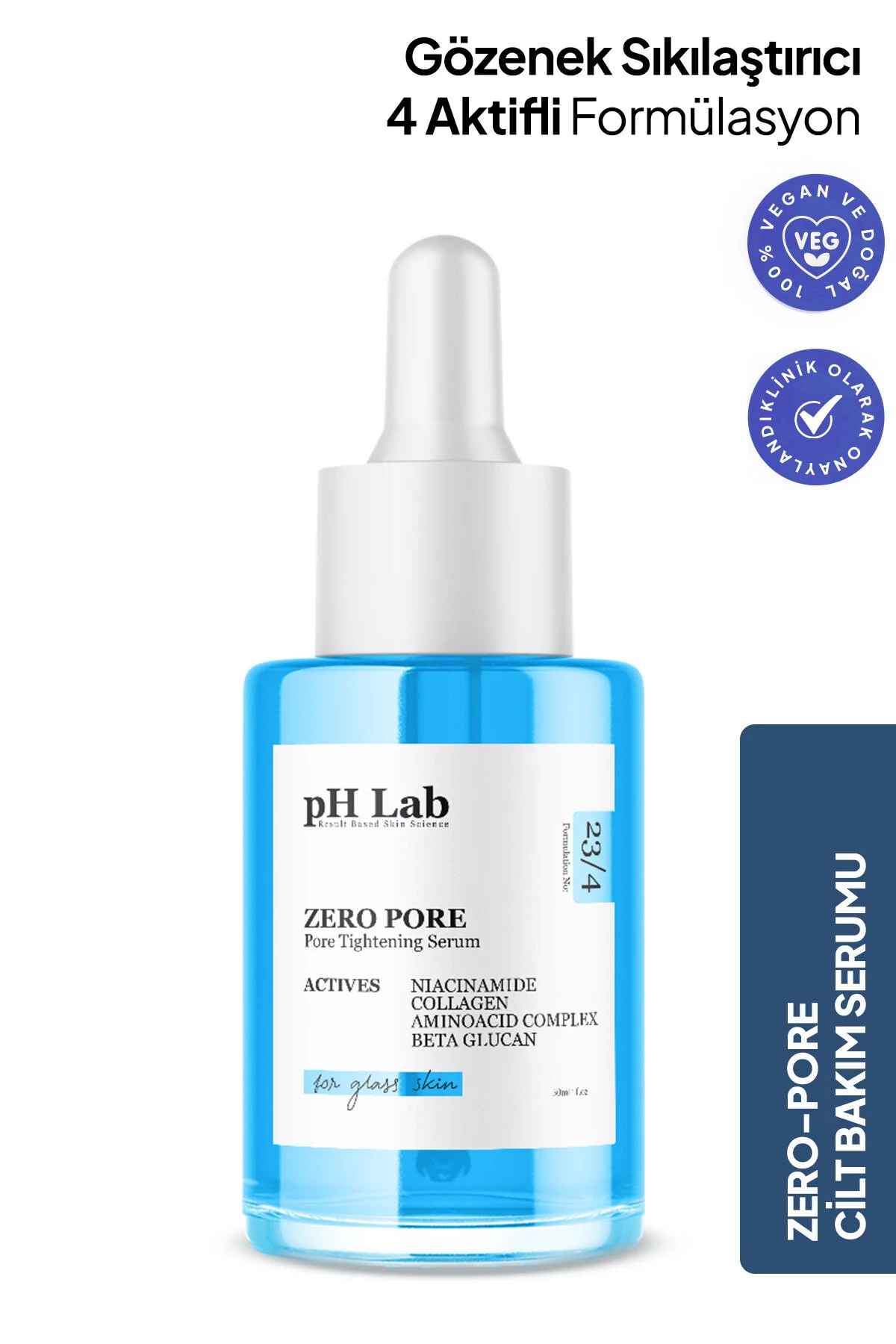 سرم پوست محکم منافذ PHLAB ZERO PORE مراقبت از تمیز کردن POIN Ph Lab