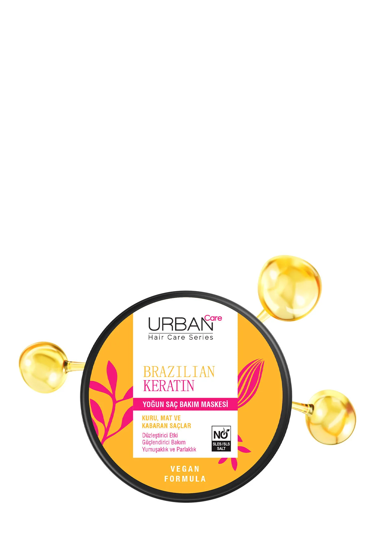 ماسک مو مردانه و زنانه کراتین برزیلی صاف کننده موثر مراقبت از 30 میل وگان Urban Care