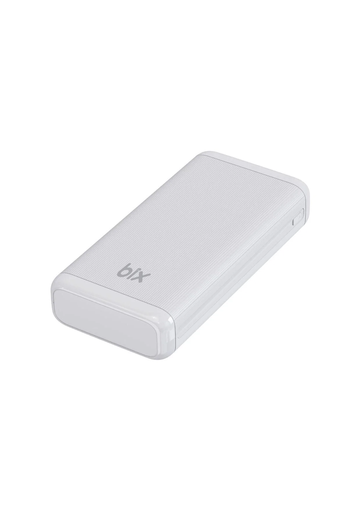 پاوربانک 20000MAH USB A 22.5W و TYPE C PD 20W صفحه نمایش LED دو خروجی سفید اورجینال Bix