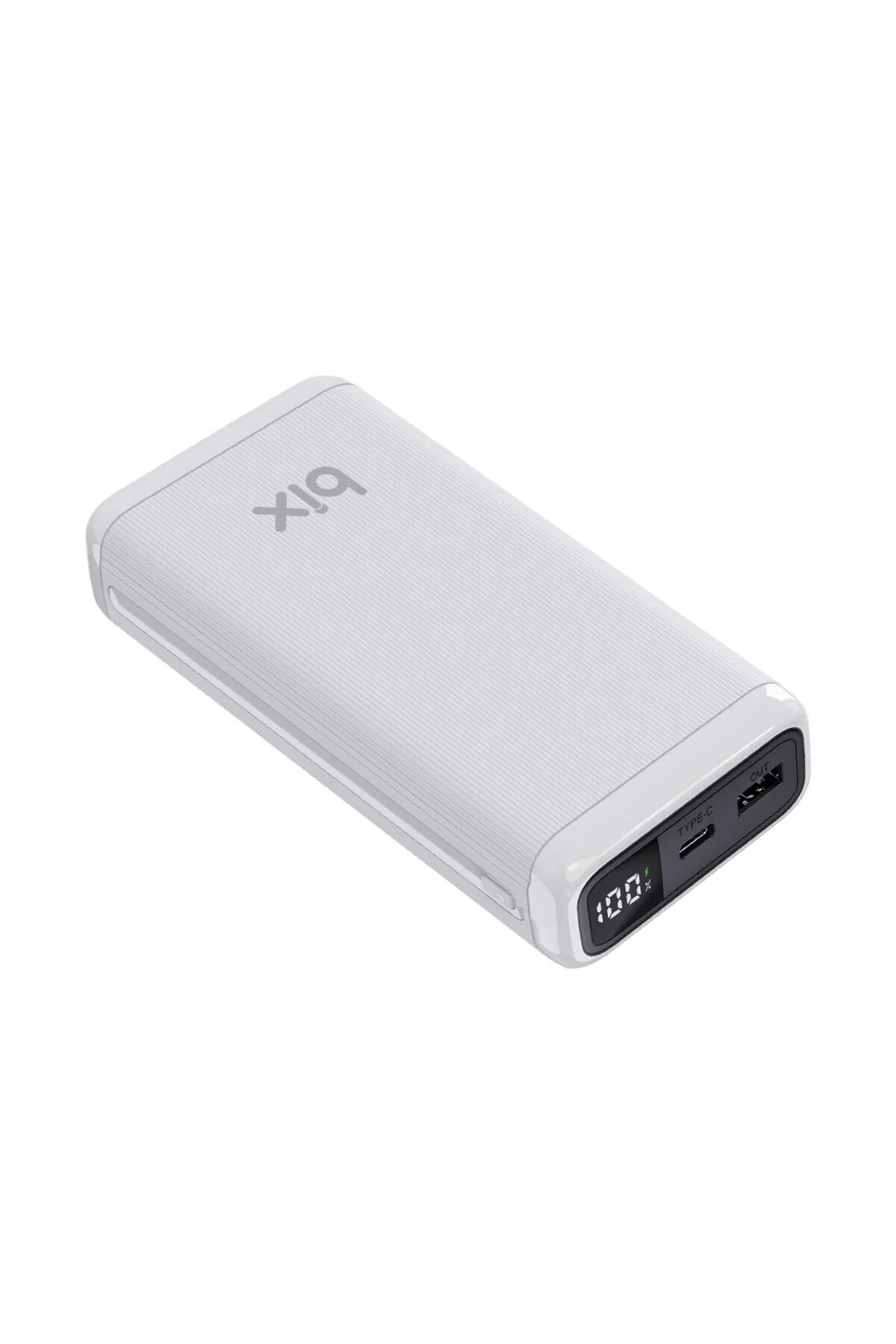 پاوربانک 20000MAH USB A 22.5W و TYPE C PD 20W خروجی دوگانه LED POWERBANK WHITE Bix