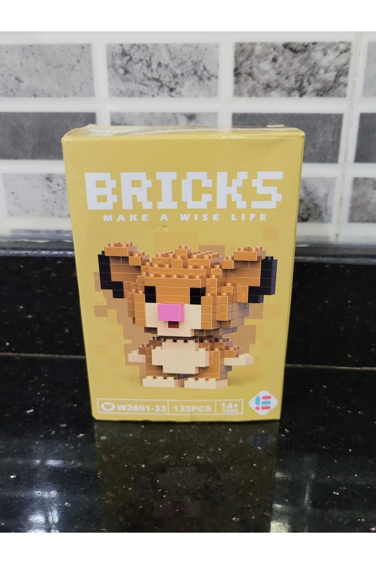 پازل سه بعدی اره منبت کاری مویی DISNEY THE LION KING SIMBA Bricks