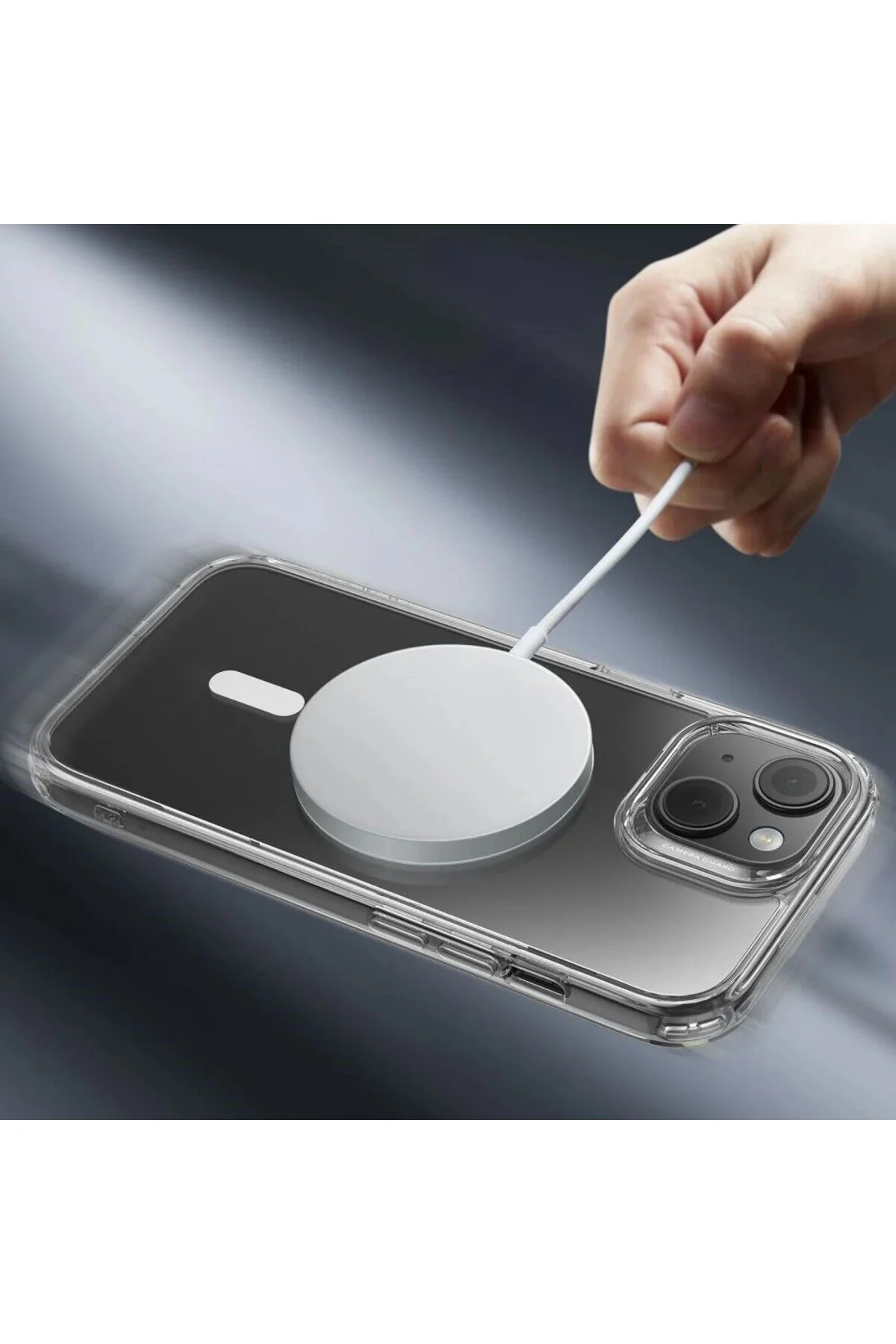 کاور و قاب APPLE IPHONE 15 سازگار کلاسیک هیبریدی HALOLOCK MAGSAFE CASE شفاف ESR