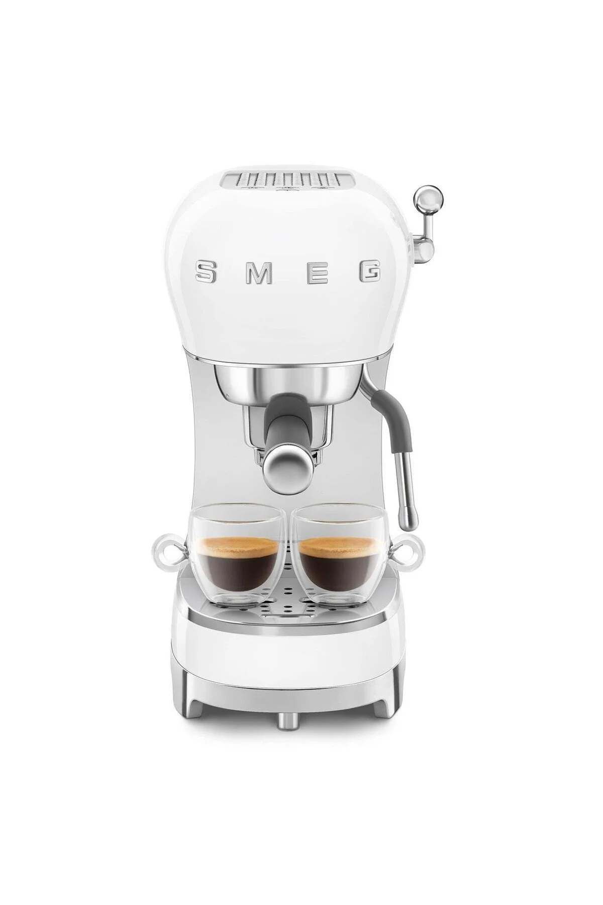 دستگاه اسپرسو و کاپوچینو قهوه سفید به سبک دهه 50 اورجینال Smeg