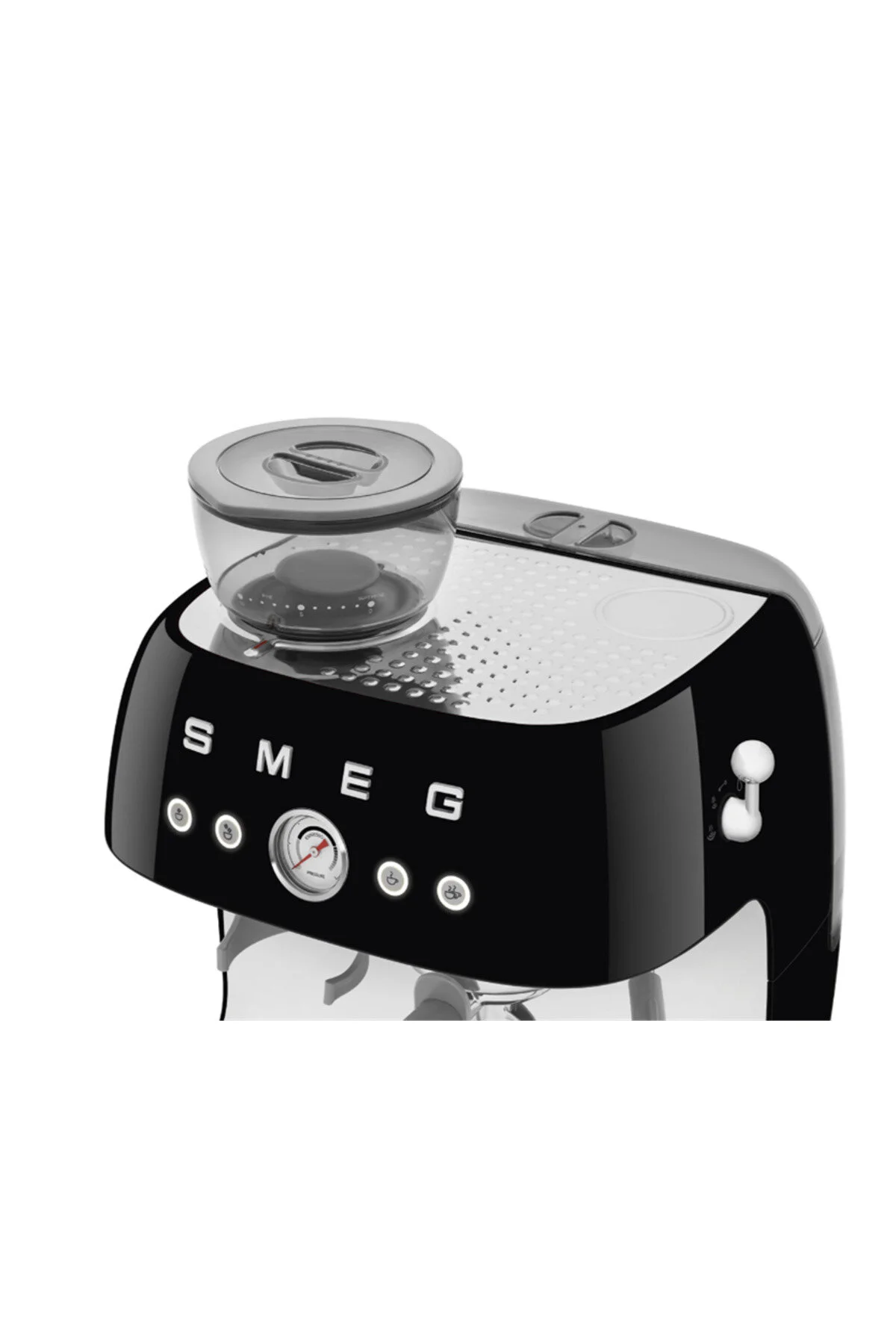 دستگاه اسپرسو و کاپوچینو قهوه ساز با آسیاب سیاه EGF03BLEU اورجینال Smeg