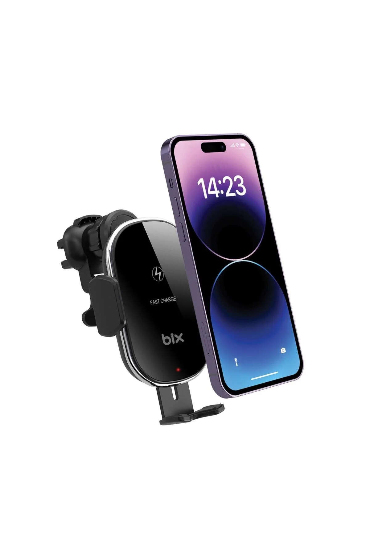 پایه نگهدارنده تلفن در خودرو پشتیبانی شارژ بی سیم 15W مغناطیسی 360 درجه Bix