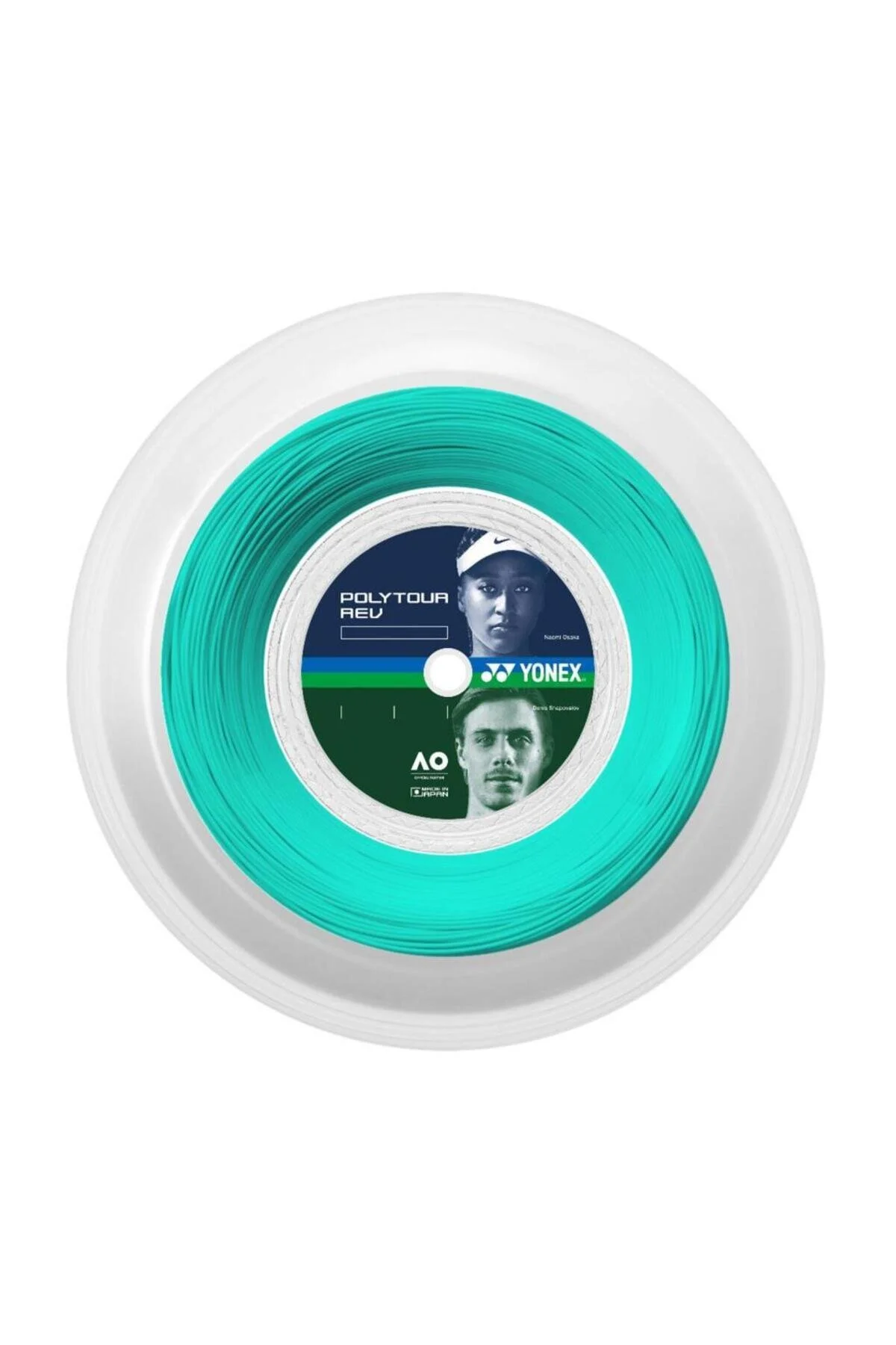تجهیزات تنیس POLY TOUR REV 1.25 200M CORNS TENNIS GREEN MINT Yonex