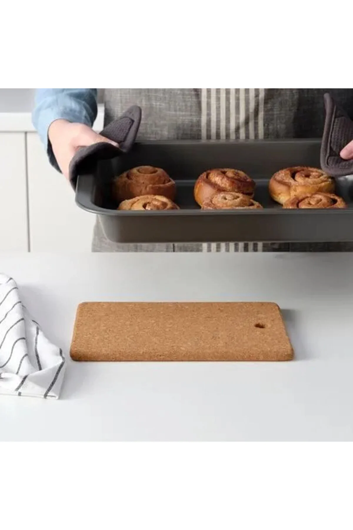 زیر قابلمه‌ای قابلمه ای قارچ Nihale 2 اندازه کوچک 23X17 سانتی متر با کیفیت  IKEA