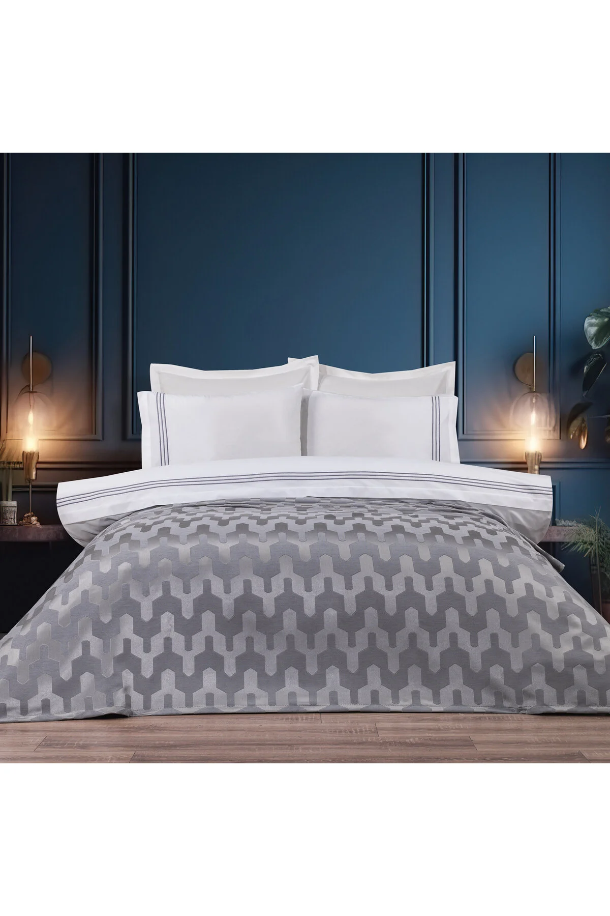 روتختی دو نفره صفحه اصلی SCALA COVER 7 PIECE GRY GRAY Schafer
