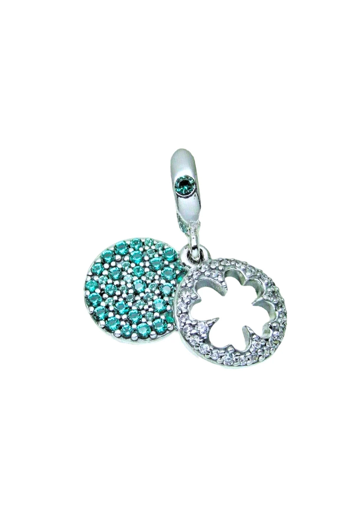 چارم طلسم شبدر چهار برگ | نقره 925 عیار Dumledo