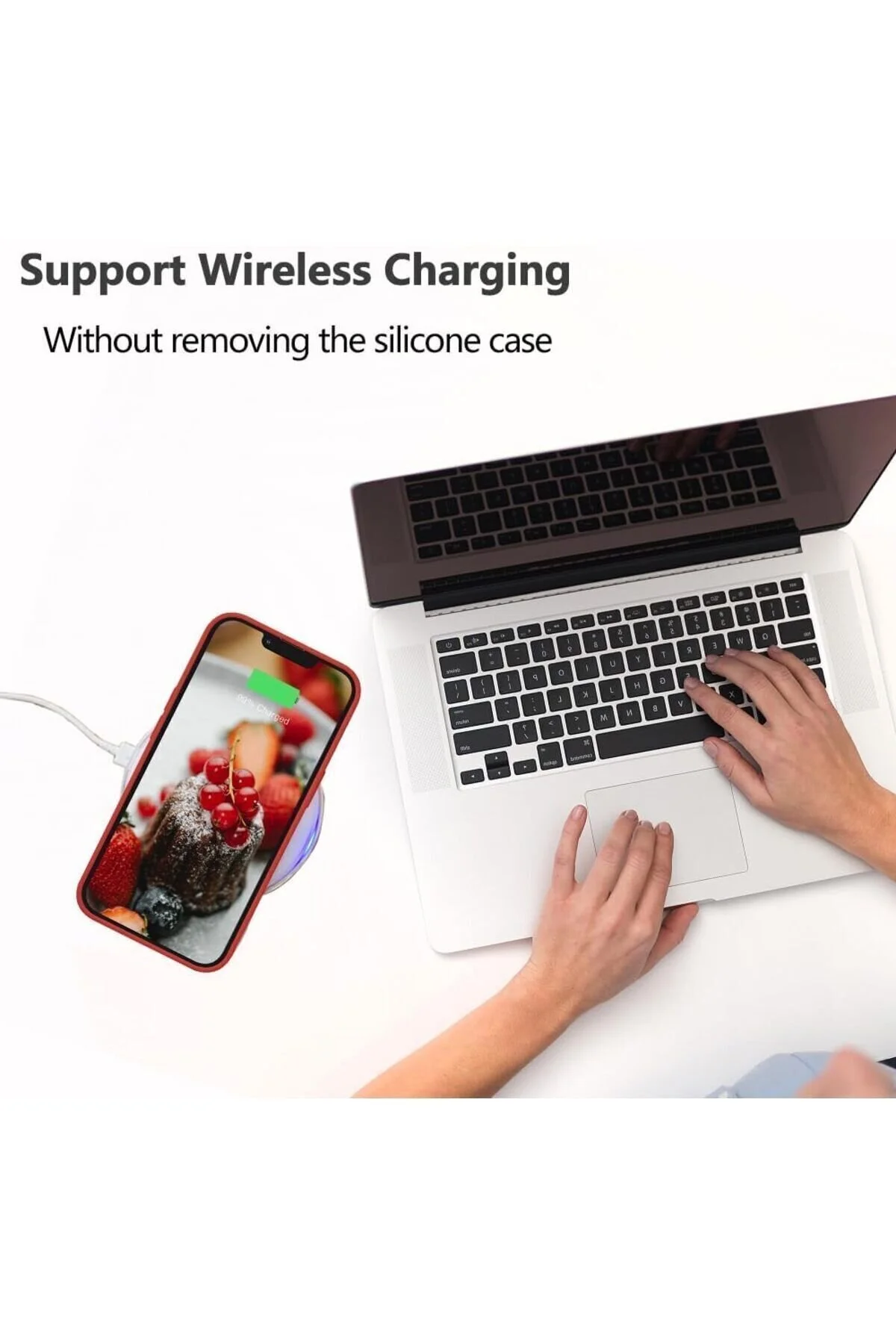 کاور و قاب سازگار با آیفون 13 14 محافظ تلفن سیلیکونی مخملی روکش بادوام izzytech