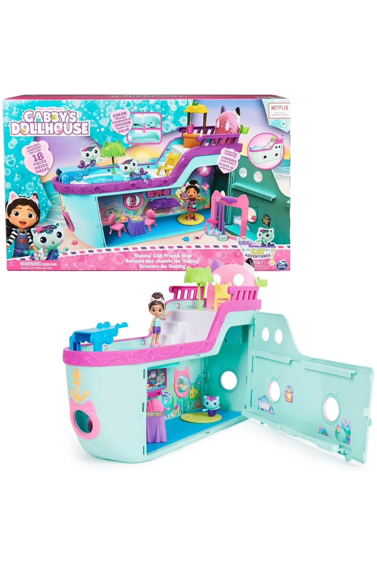 اسباب بازی های فیگور شخصیت کشتی مسافر خانه عروسک گبی TOYFEST