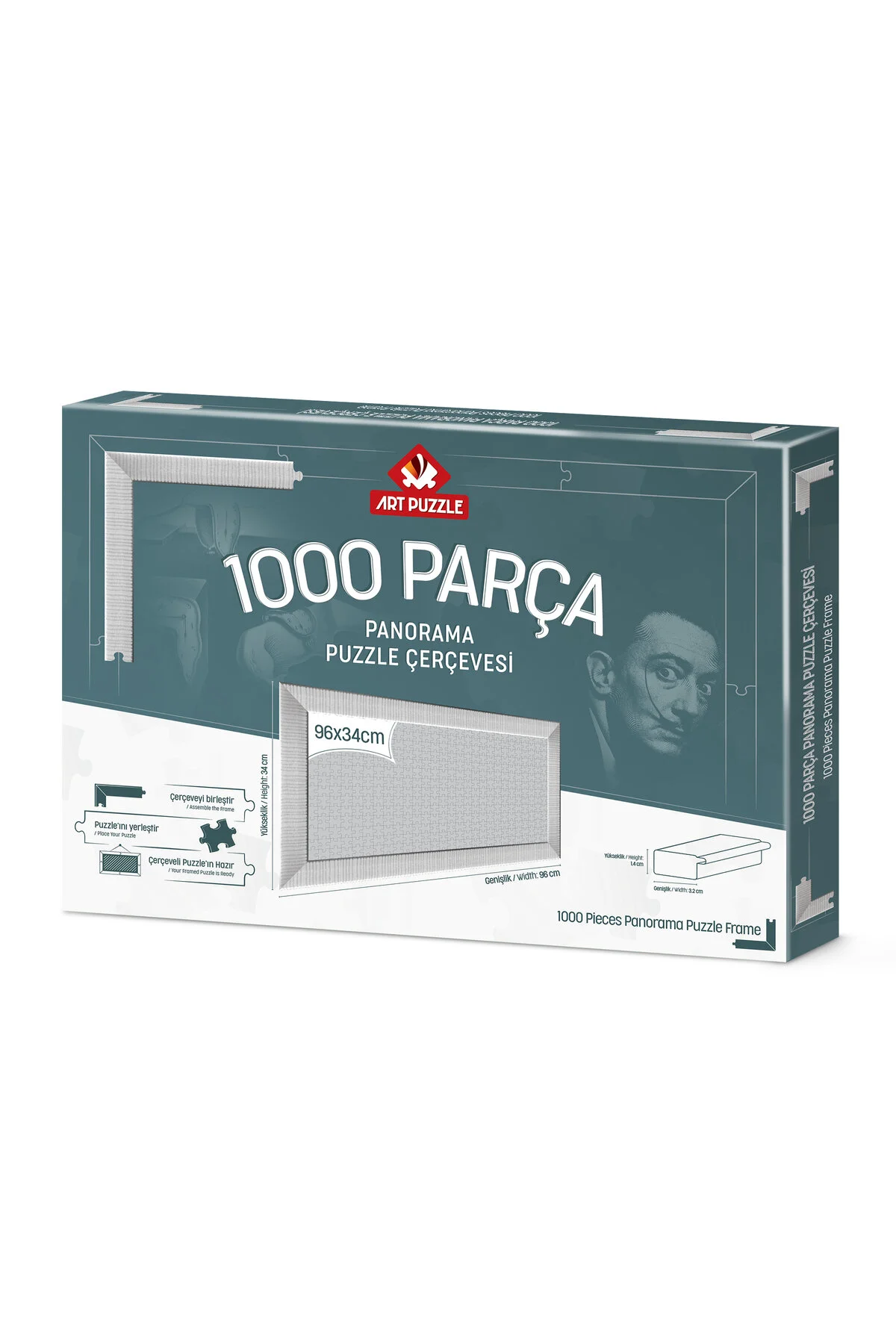 پازل قاب 1000 تکه پانوراما قابل جداسازی Art Puzzle
