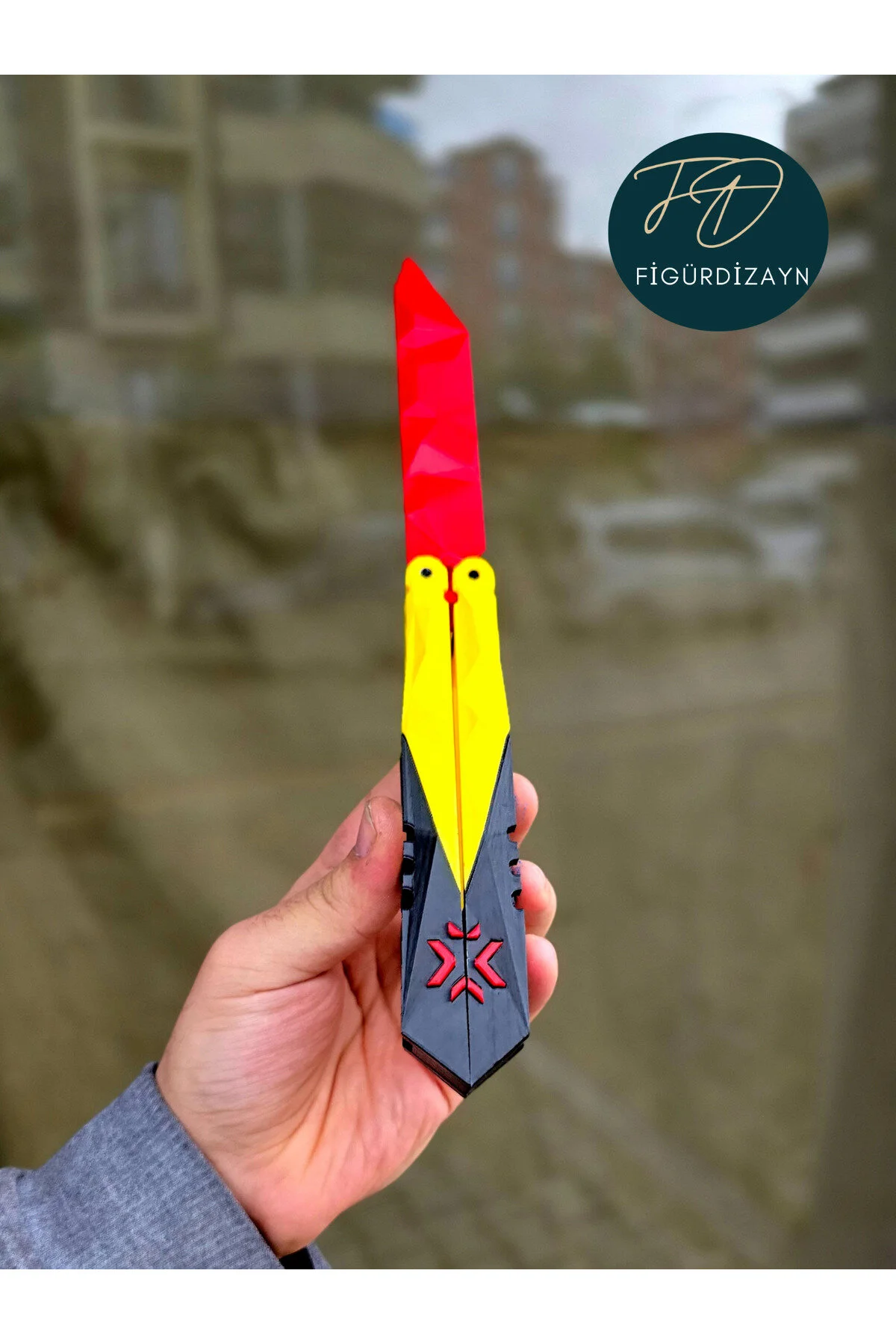 اسباب بازی های فیگور دیگر پروانه قهرمان چاقوی پلاستیکی چمپیون جمع شونده FigürDizayn