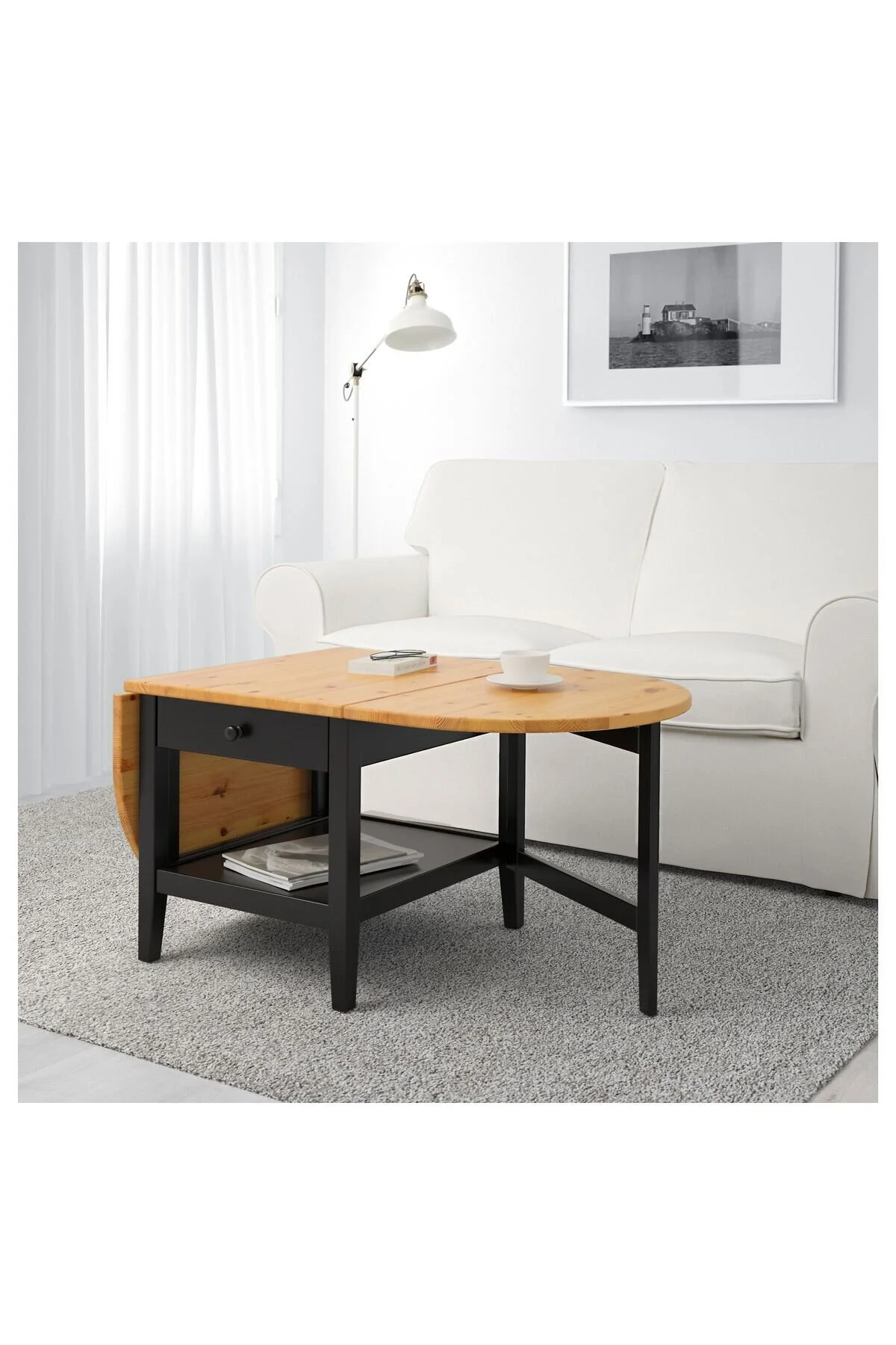 میز وسط قهوه میانی سیاه 140X52 سانتی متر IKEA