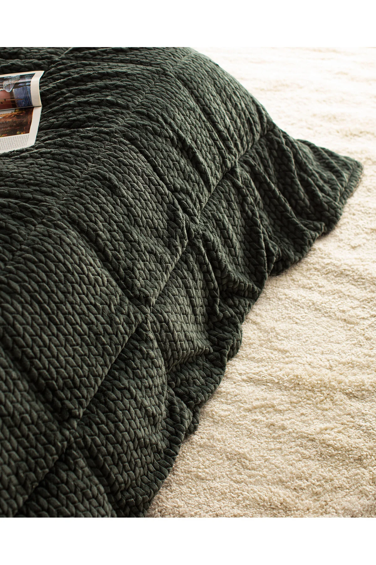 ست لحاف دو نفره مجموعه COMFORTER VINCENT DOUBLE WELLSOFT سبز Madame Coco
