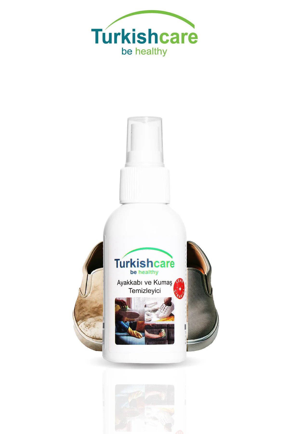مراقبت کفش اسپری تمیز کردن و پارچه 100 میل طول سفر کیسه Turkishcare