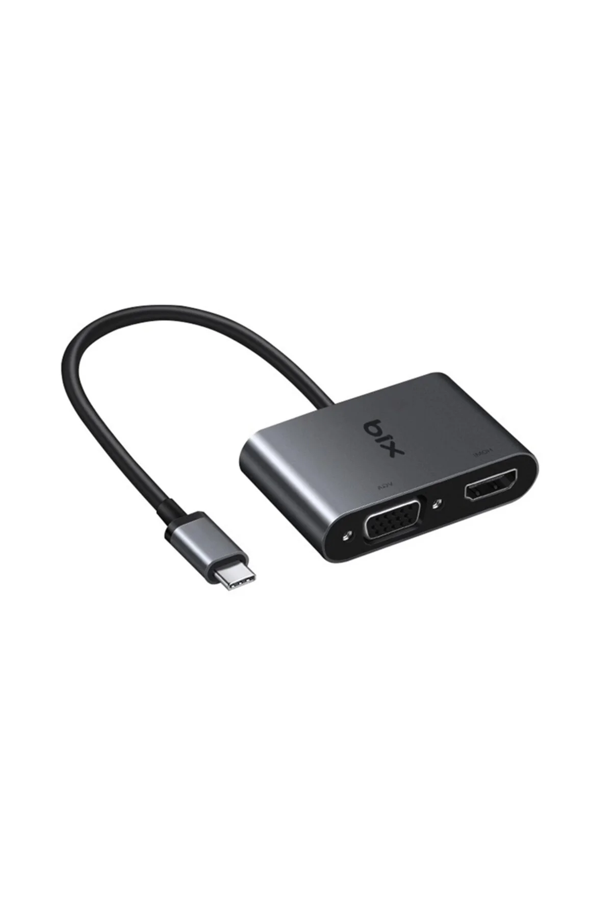 مبدل آداپتور TYPE C 3.1 و VGA Bix
