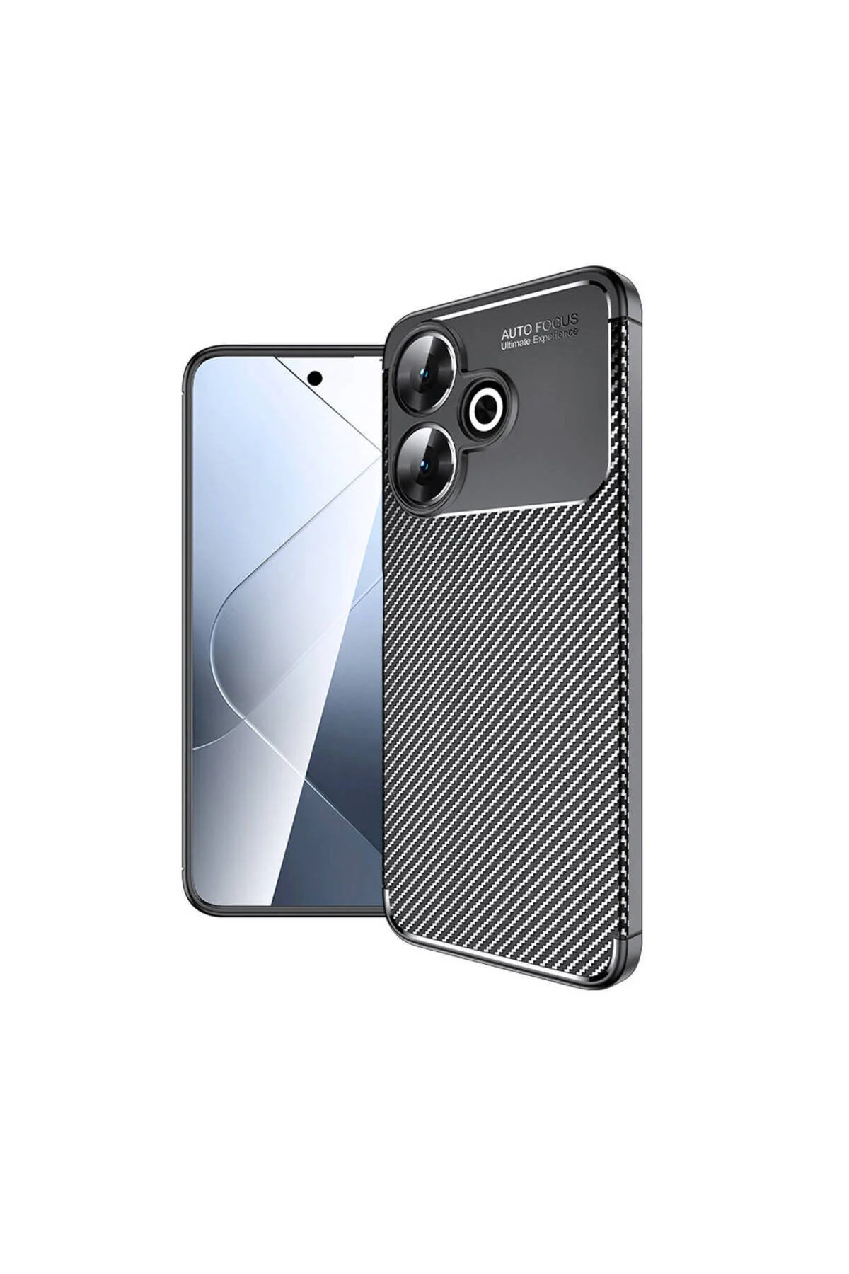 کاور و قاب پوشش محافظ سیلیکونی نازک دوربین SLIMFIT با طراحی کربن 4G شیائومی REDMI 13 TechTrove